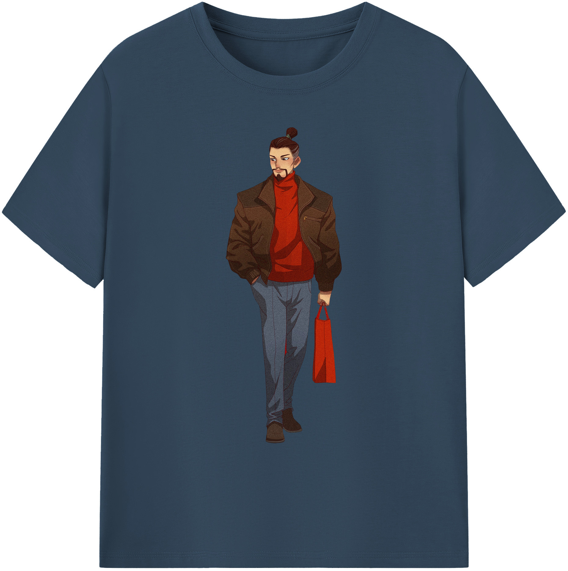 （画像用） Ne Zha 2 ナタ 魔童の大暴れ 綿100％ メンズ半袖Tシャツ｜肌触りやわらか＆通気性