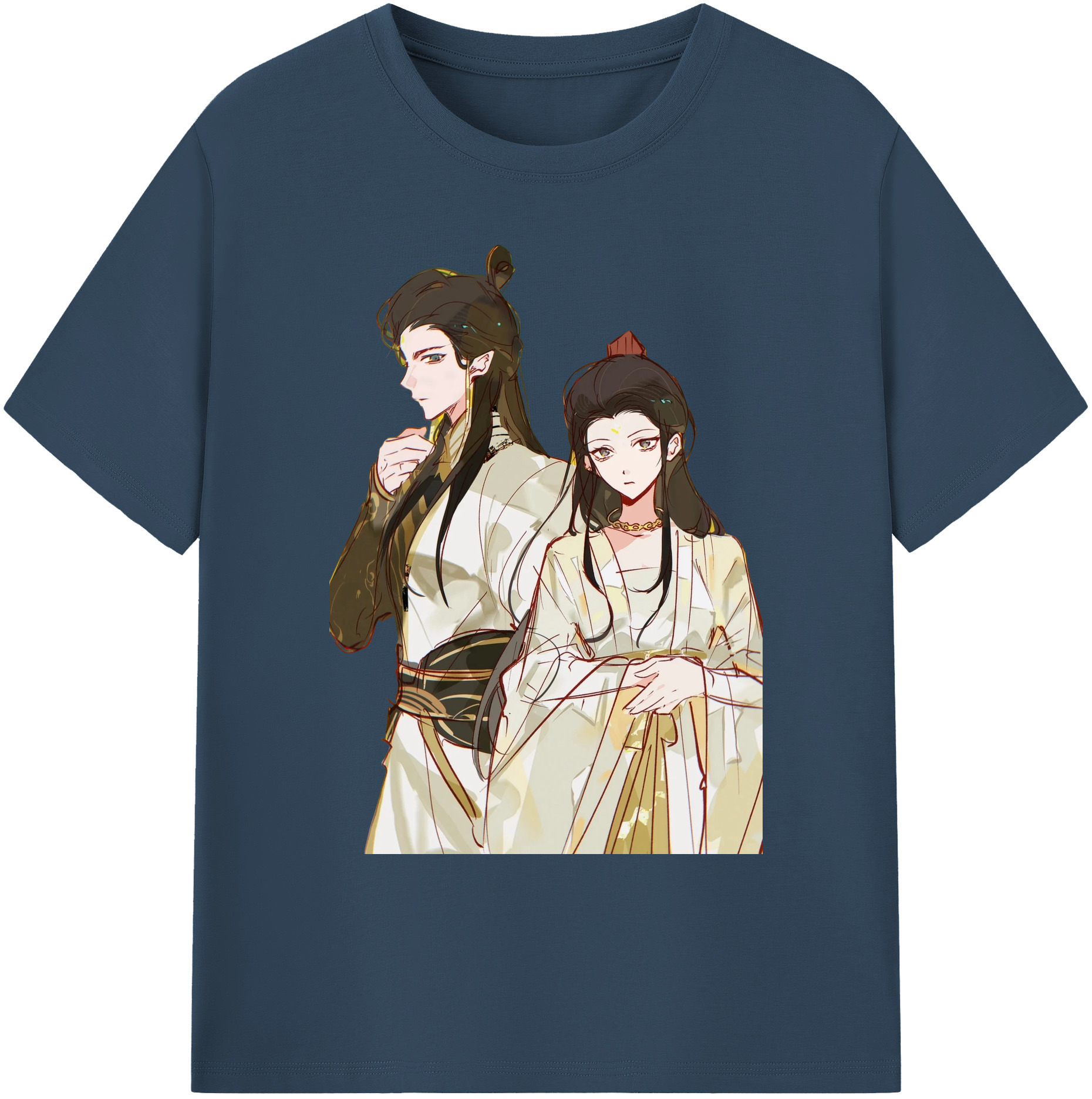 （画像用） Ne Zha 2 ナタ 魔童の大暴れ 綿100％ メンズ半袖Tシャツ｜肌触りやわらか＆通気性