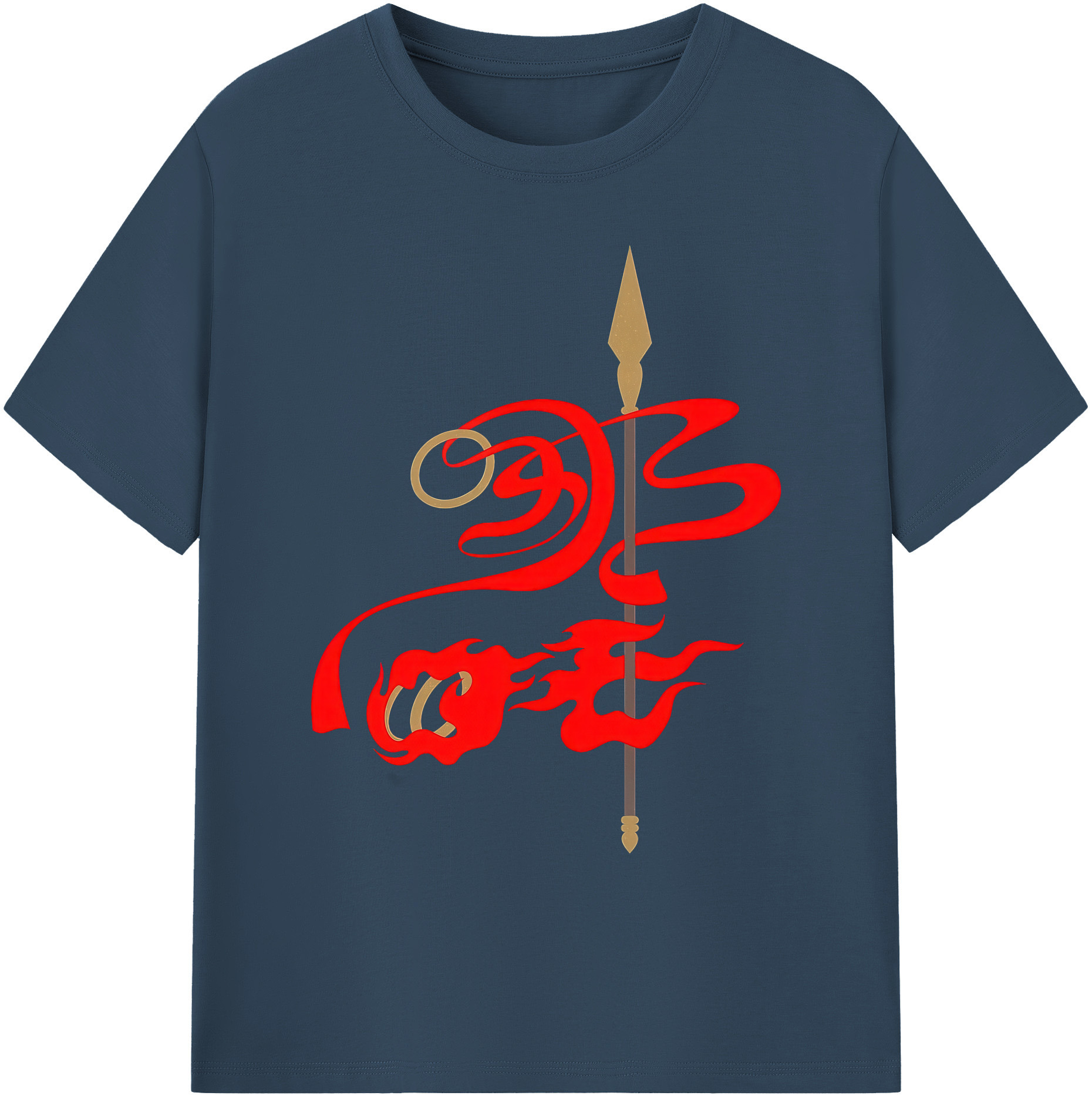 （画像用） Ne Zha 2 ナタ 魔童の大暴れ 綿100％ メンズ半袖Tシャツ｜肌触りやわらか＆通気性