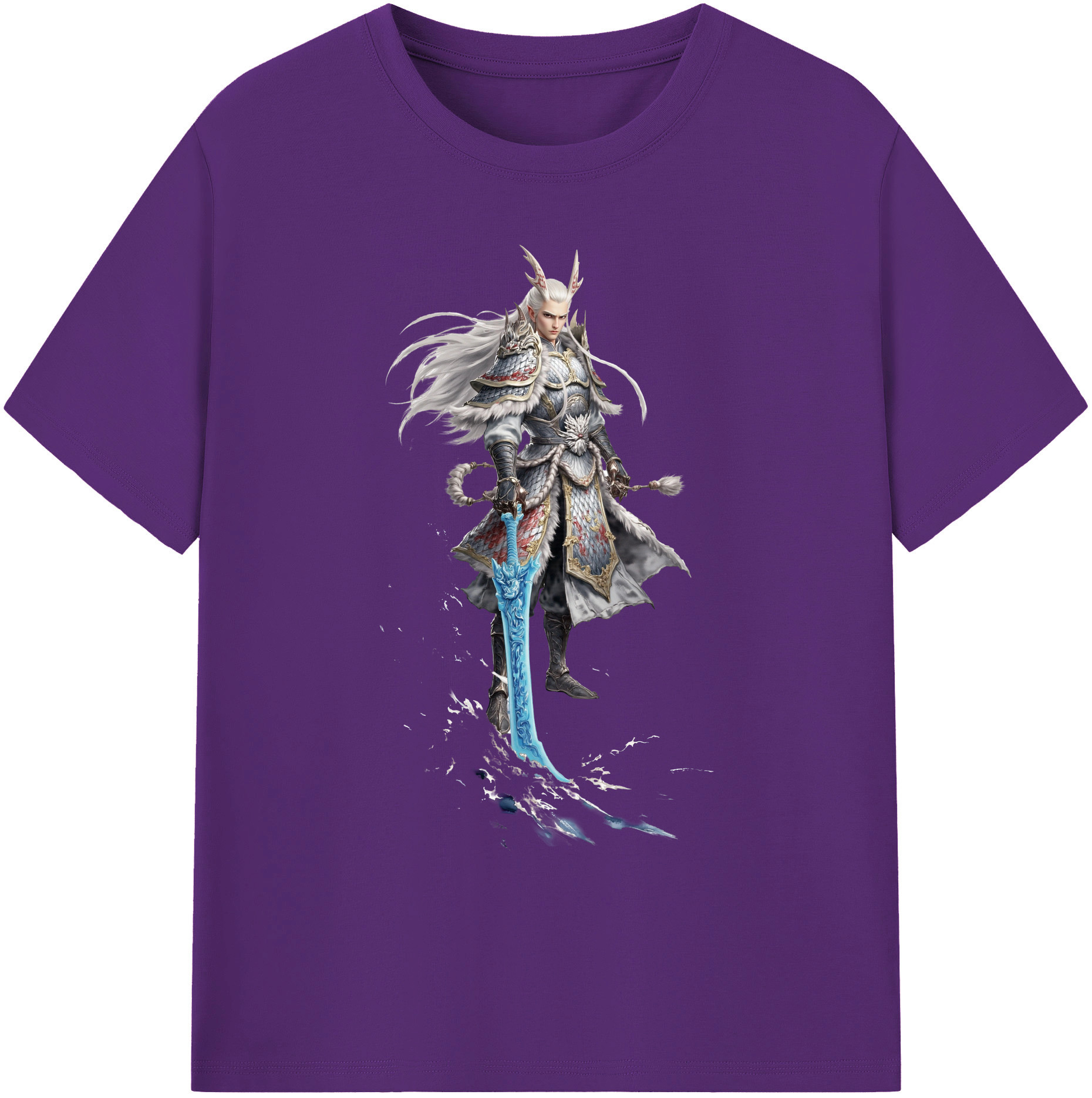 （画像用） Ne Zha 2 ナタ 魔童の大暴れ 綿100％ メンズ半袖Tシャツ｜肌触りやわらか＆通気性