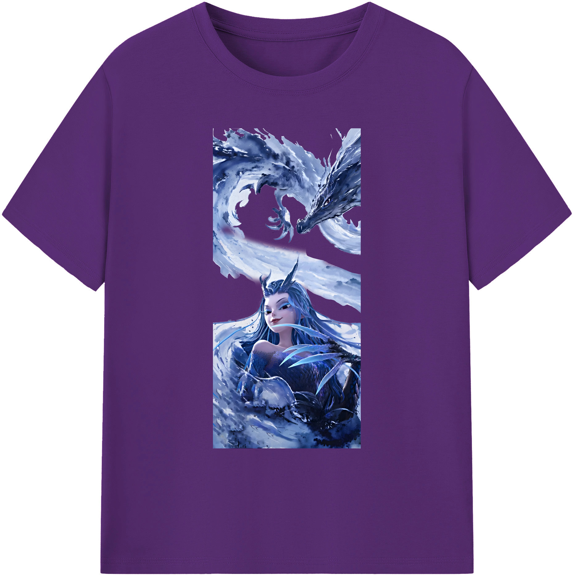 （画像用） Ne Zha 2 ナタ 魔童の大暴れ 綿100％ メンズ半袖Tシャツ｜肌触りやわらか＆通気性