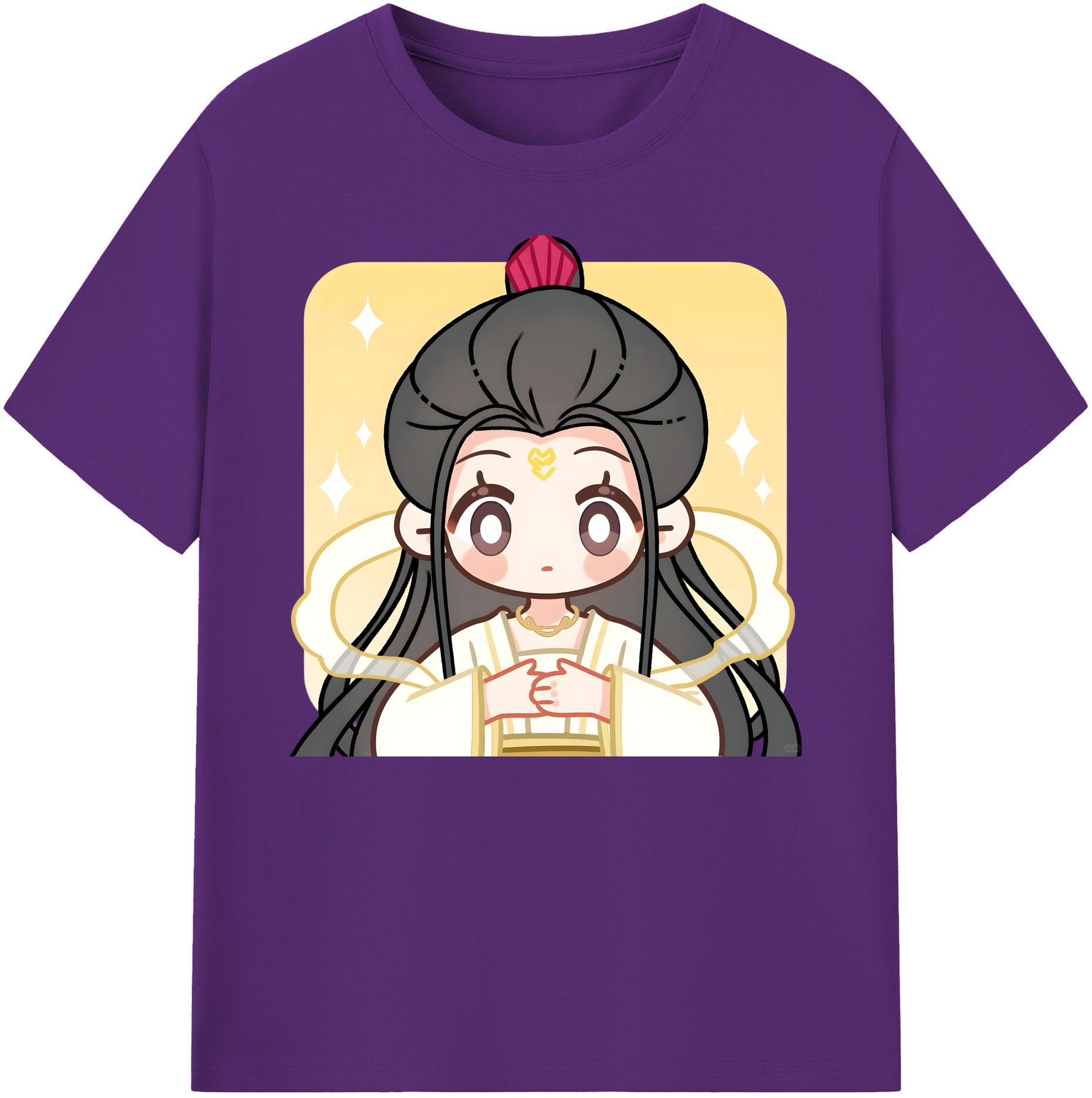 （画像用） Ne Zha 2 ナタ 魔童の大暴れ 綿100％ メンズ半袖Tシャツ｜肌触りやわらか＆通気性