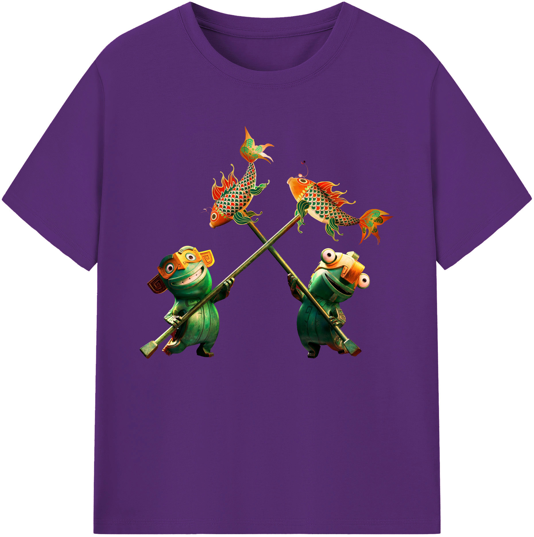 （画像用） Ne Zha 2 ナタ 魔童の大暴れ 綿100％ メンズ半袖Tシャツ｜肌触りやわらか＆通気性