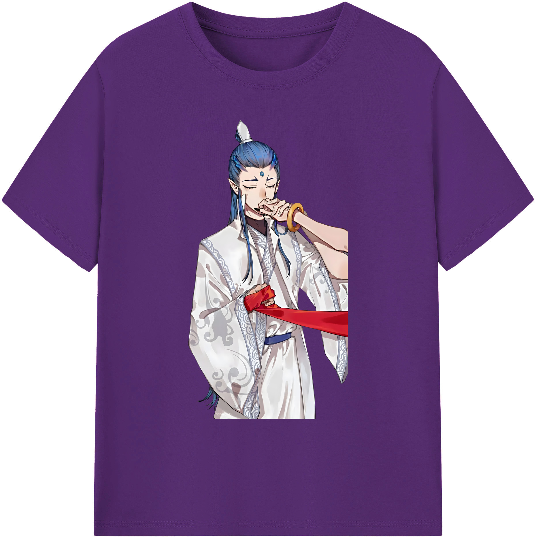 （画像用） Ne Zha 2 ナタ 魔童の大暴れ 綿100％ メンズ半袖Tシャツ｜肌触りやわらか＆通気性