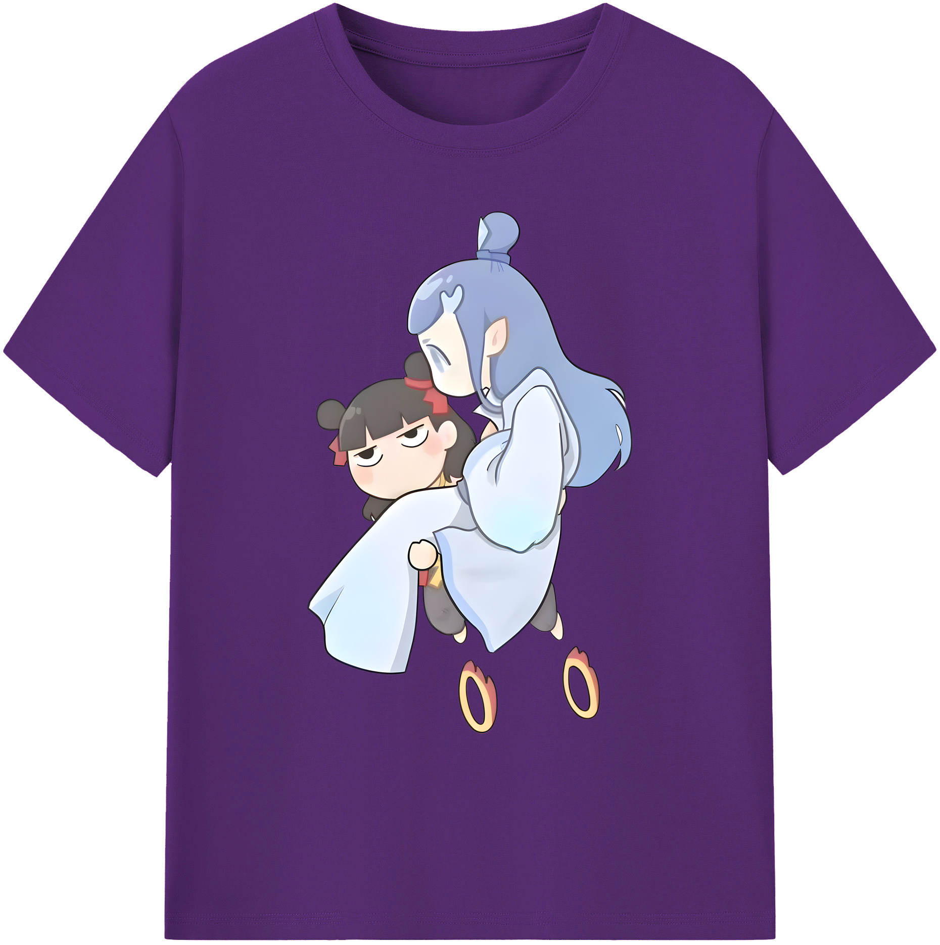 （画像用） Ne Zha 2 ナタ 魔童の大暴れ 綿100％ メンズ半袖Tシャツ｜肌触りやわらか＆通気性