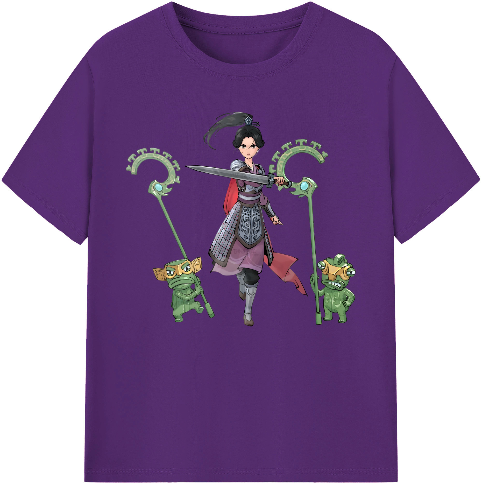 （画像用） Ne Zha 2 ナタ 魔童の大暴れ 綿100％ メンズ半袖Tシャツ｜肌触りやわらか＆通気性