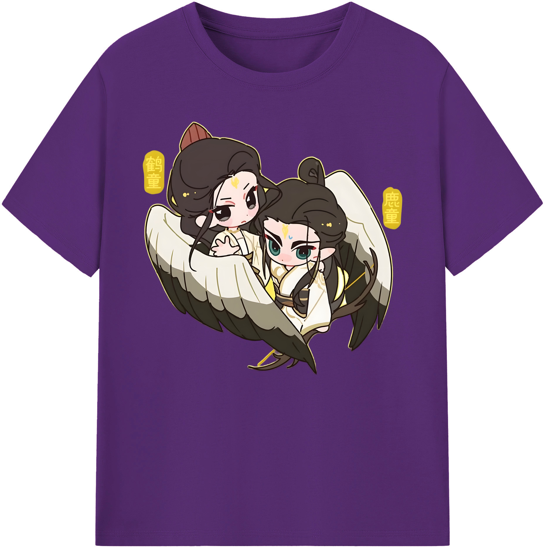 （画像用） Ne Zha 2 ナタ 魔童の大暴れ 綿100％ メンズ半袖Tシャツ｜肌触りやわらか＆通気性