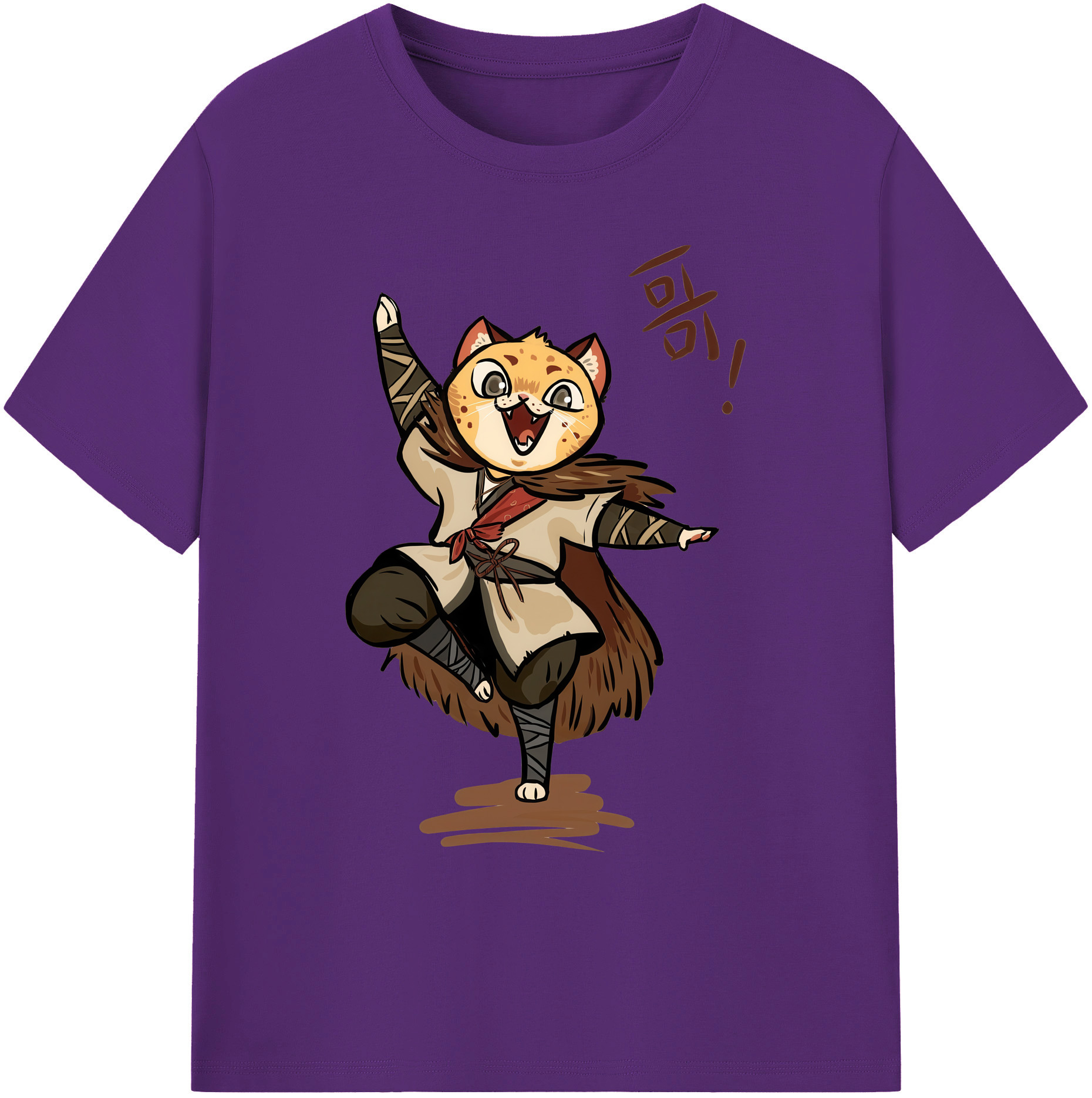 （画像用） Ne Zha 2 ナタ 魔童の大暴れ 綿100％ メンズ半袖Tシャツ｜肌触りやわらか＆通気性