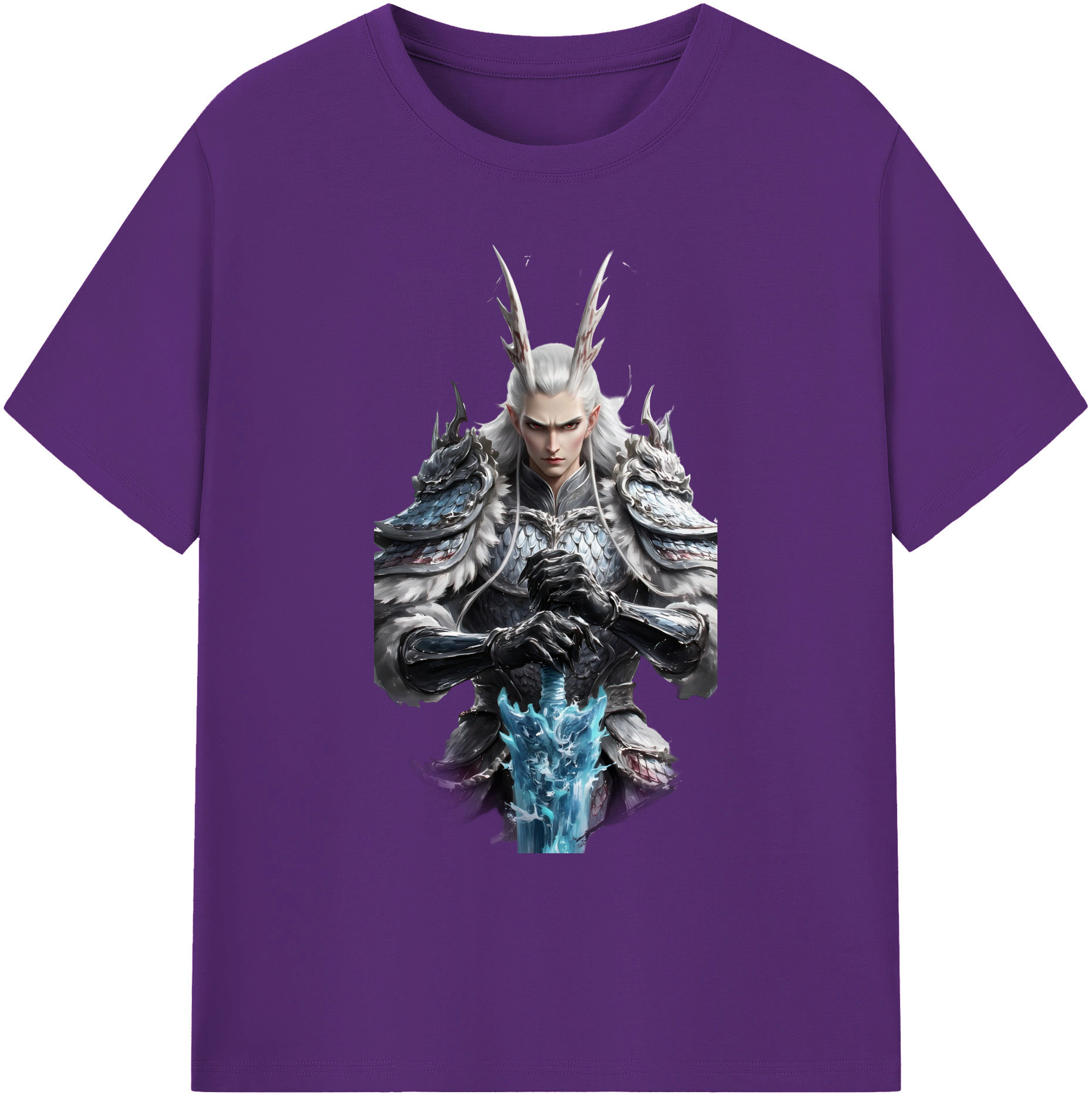 （画像用） Ne Zha 2 ナタ 魔童の大暴れ 綿100％ メンズ半袖Tシャツ｜肌触りやわらか＆通気性