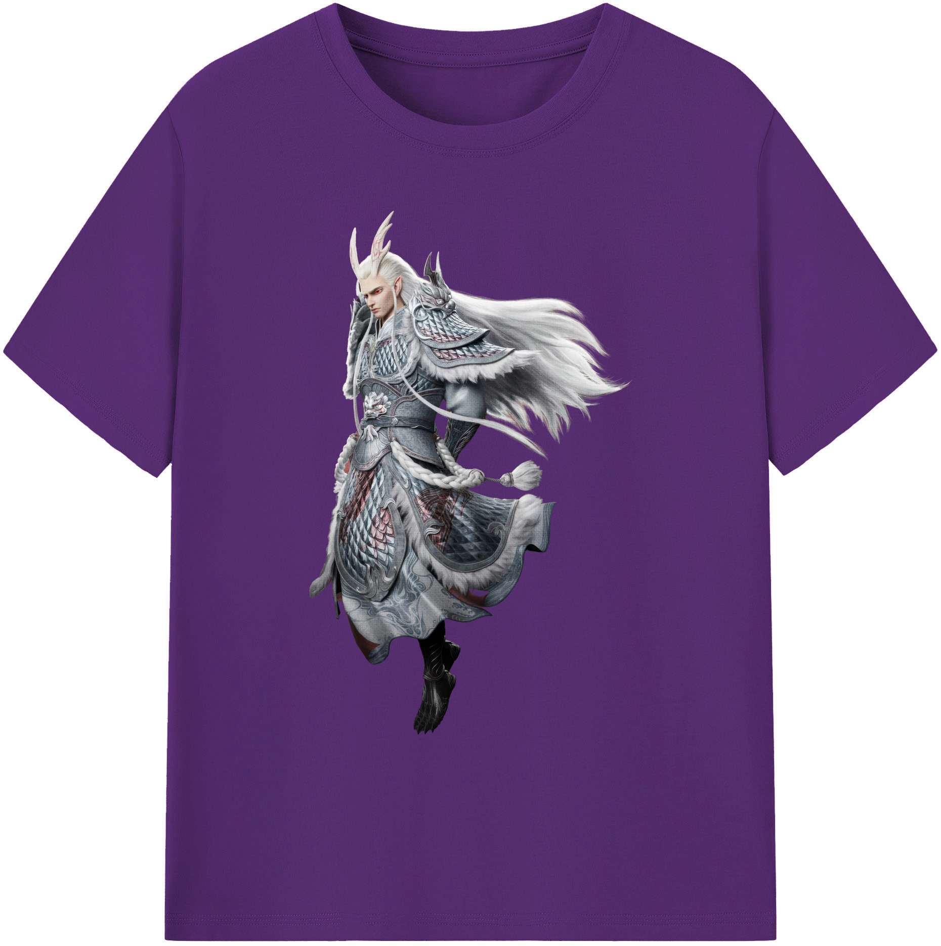 （画像用） Ne Zha 2 ナタ 魔童の大暴れ 綿100％ メンズ半袖Tシャツ｜肌触りやわらか＆通気性