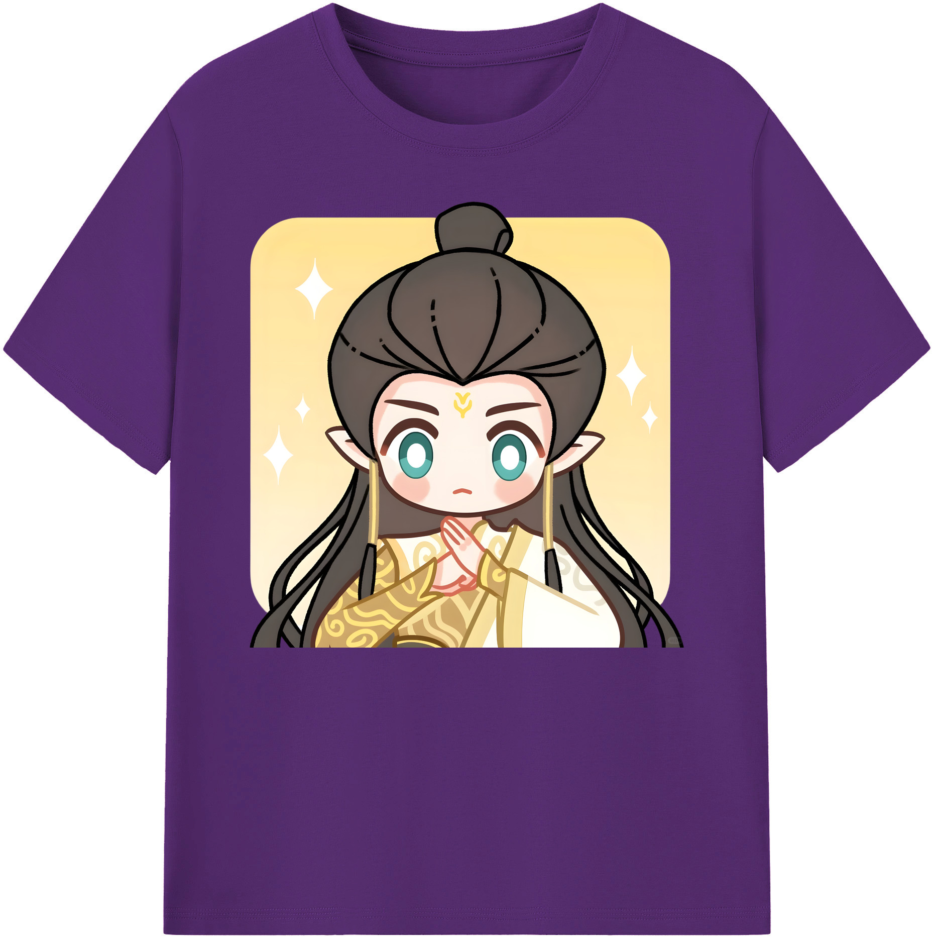 （画像用） Ne Zha 2 ナタ 魔童の大暴れ 綿100％ メンズ半袖Tシャツ｜肌触りやわらか＆通気性