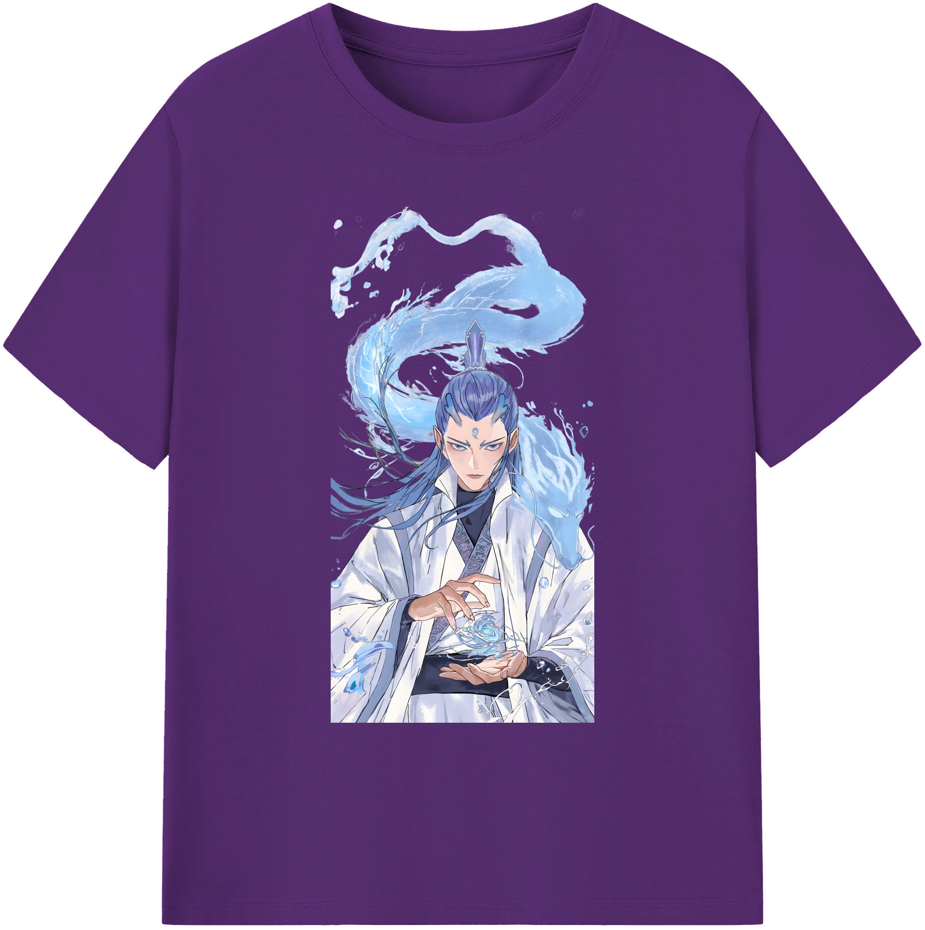 （画像用） Ne Zha 2 ナタ 魔童の大暴れ 綿100％ メンズ半袖Tシャツ｜肌触りやわらか＆通気性