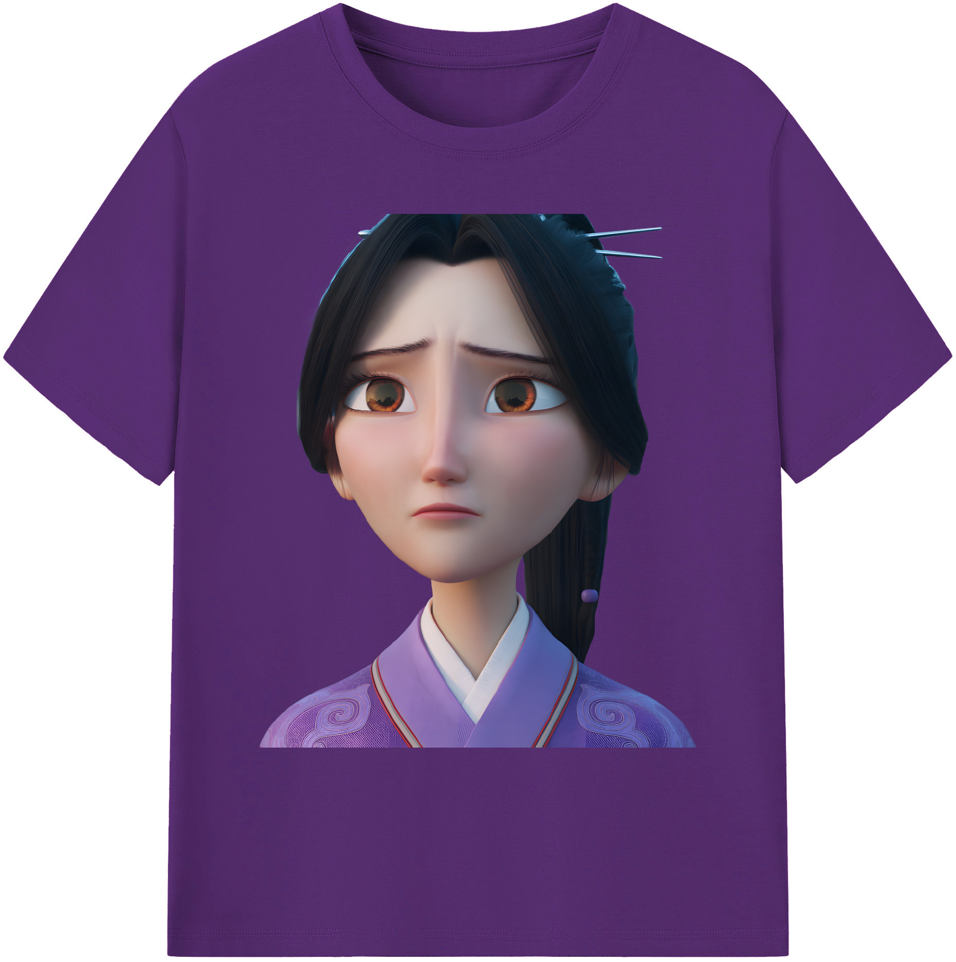 （画像用） Ne Zha 2 ナタ 魔童の大暴れ 綿100％ メンズ半袖Tシャツ｜肌触りやわらか＆通気性