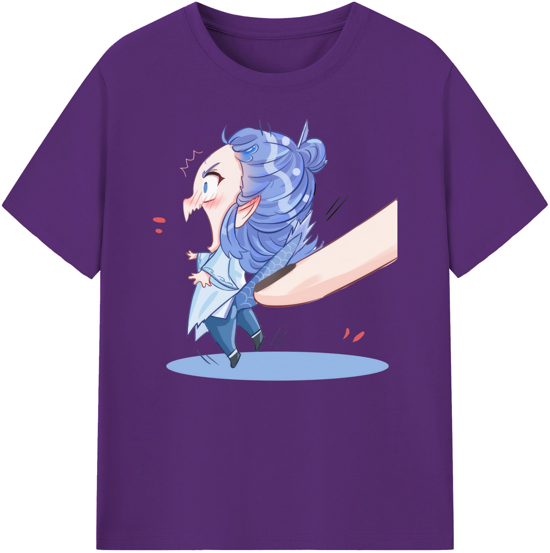 （画像用） Ne Zha 2 ナタ 魔童の大暴れ 綿100％ メンズ半袖Tシャツ｜肌触りやわらか＆通気性
