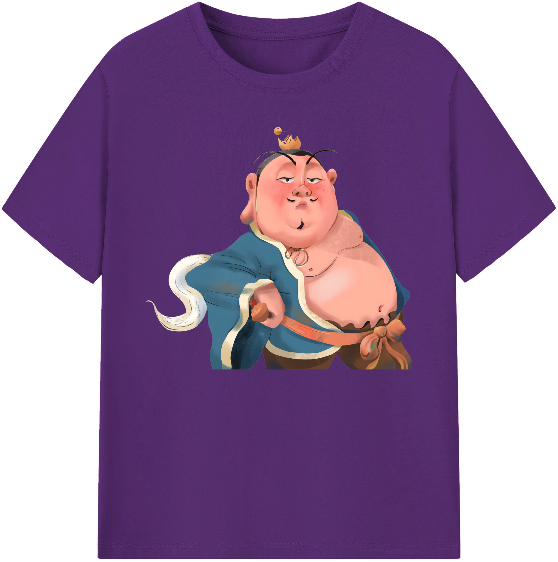 （画像用） Ne Zha 2 ナタ 魔童の大暴れ 綿100％ メンズ半袖Tシャツ｜肌触りやわらか＆通気性