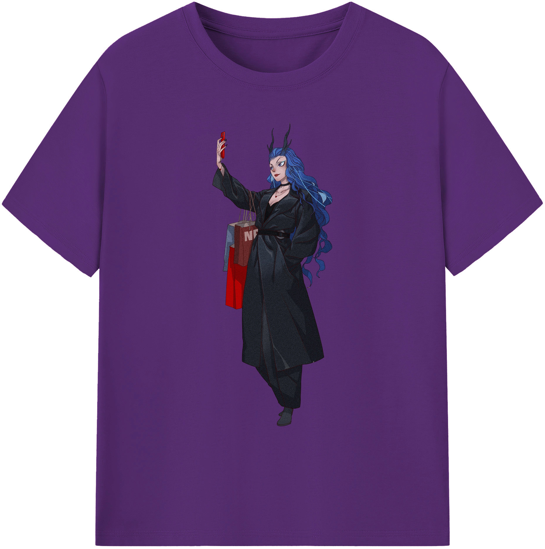 （画像用） Ne Zha 2 ナタ 魔童の大暴れ 綿100％ メンズ半袖Tシャツ｜肌触りやわらか＆通気性