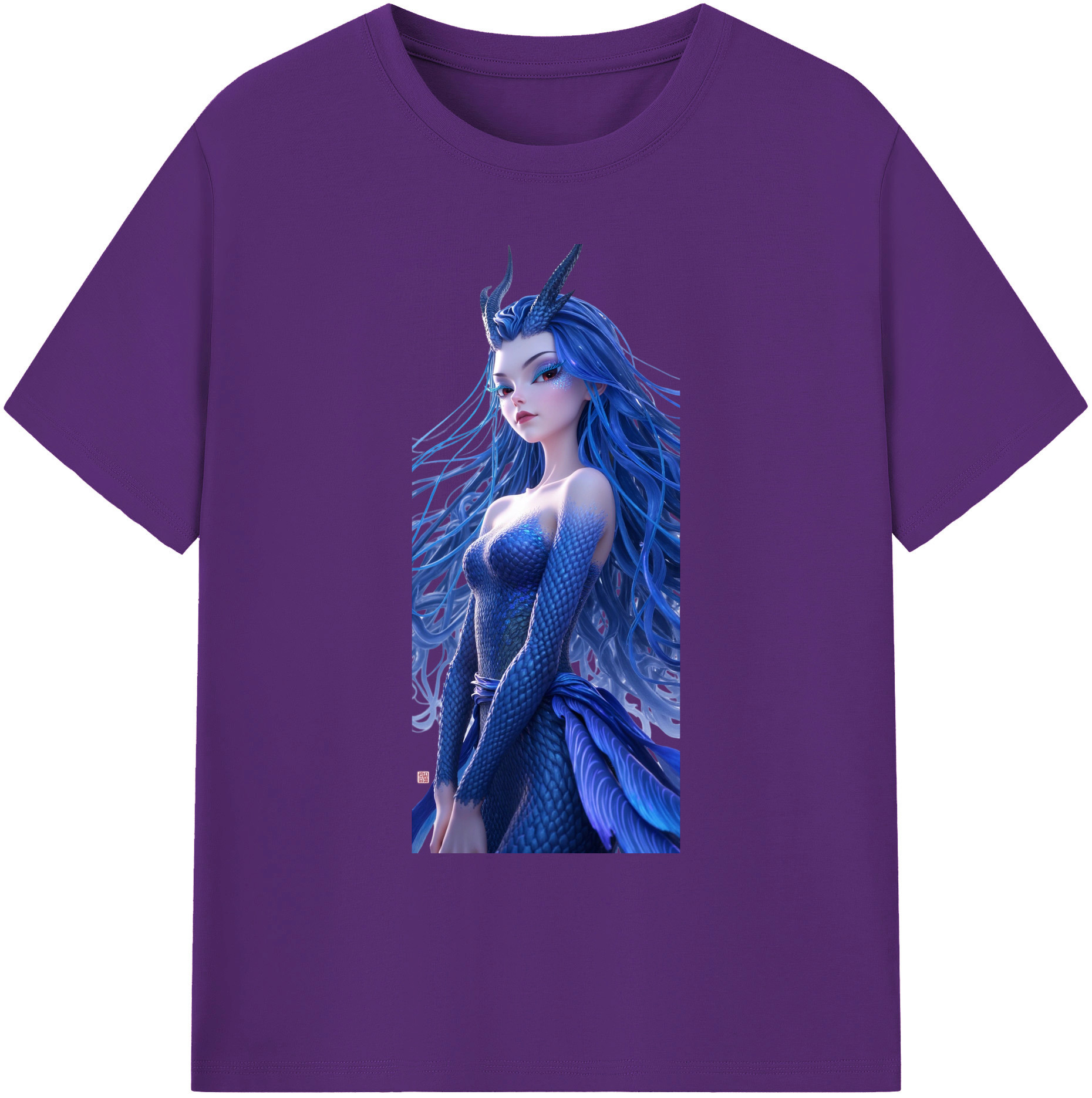 （画像用） Ne Zha 2 ナタ 魔童の大暴れ 綿100％ メンズ半袖Tシャツ｜肌触りやわらか＆通気性