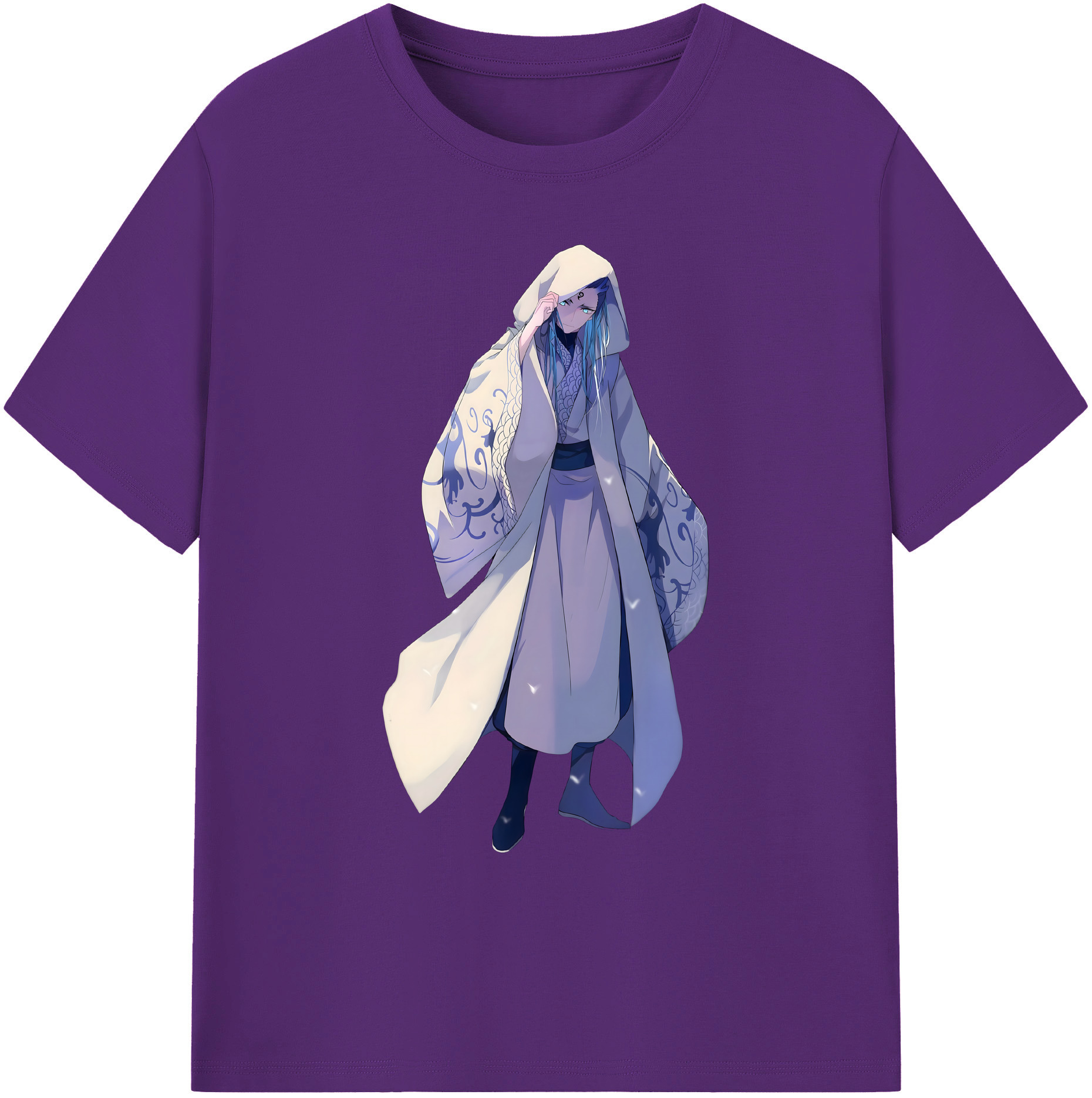 （画像用） Ne Zha 2 ナタ 魔童の大暴れ 綿100％ メンズ半袖Tシャツ｜肌触りやわらか＆通気性