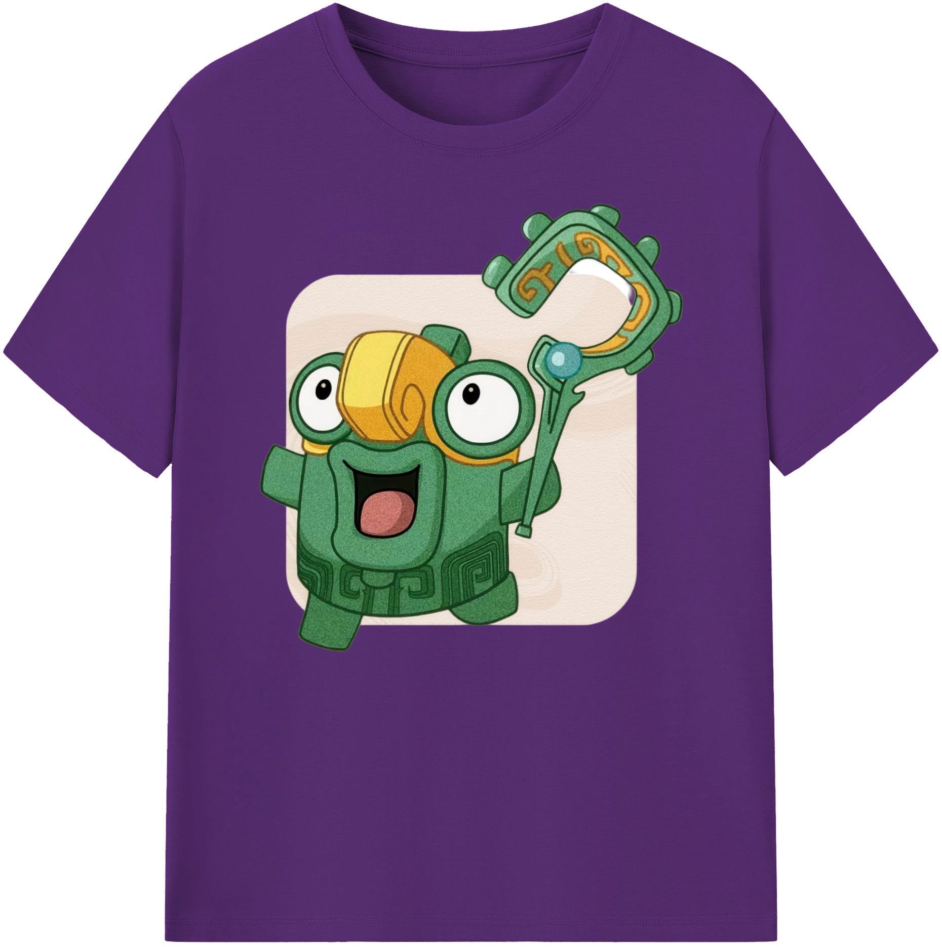 （画像用） Ne Zha 2 ナタ 魔童の大暴れ 綿100％ メンズ半袖Tシャツ｜肌触りやわらか＆通気性