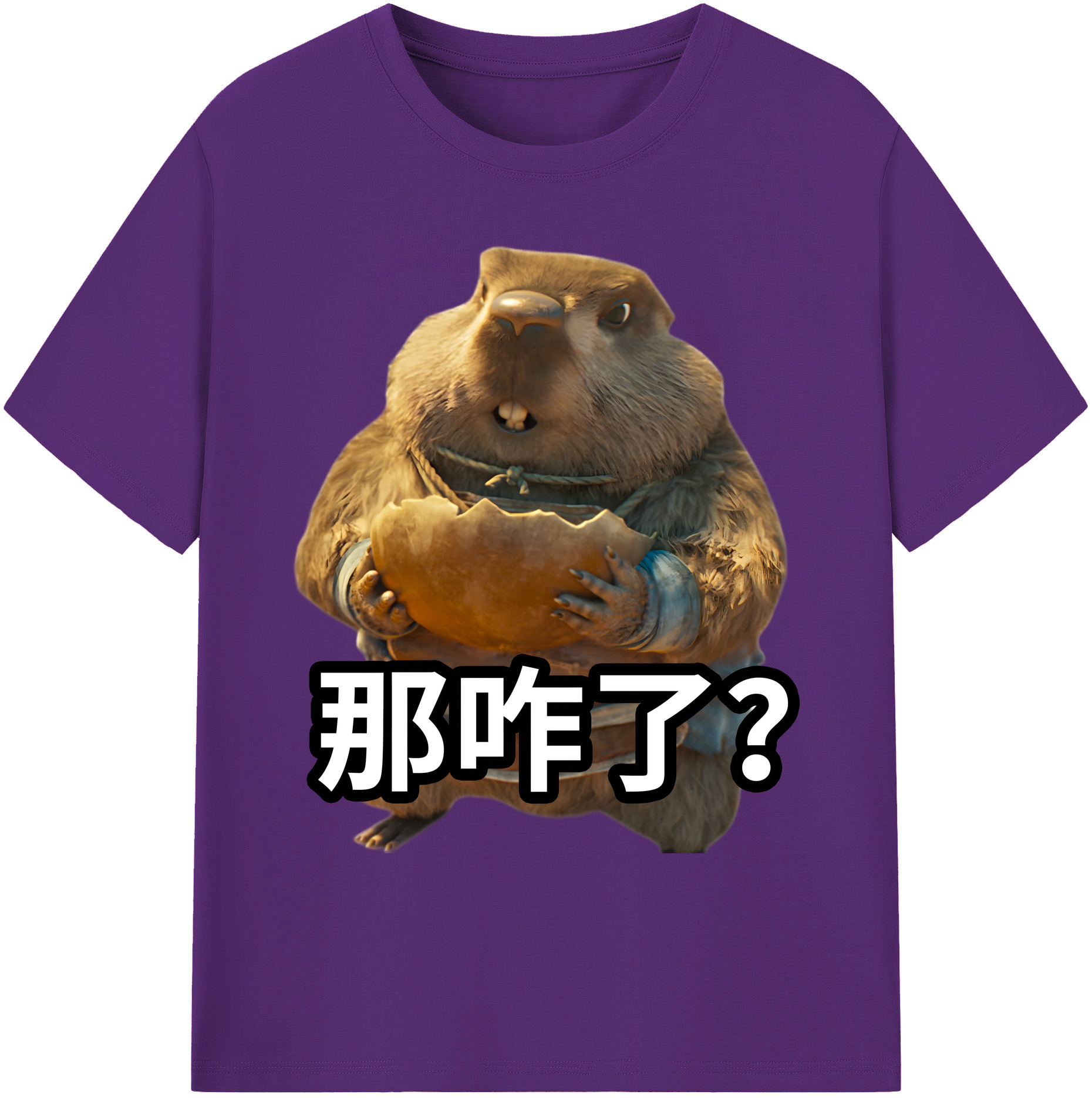 （画像用） Ne Zha 2 ナタ 魔童の大暴れ 綿100％ メンズ半袖Tシャツ｜肌触りやわらか＆通気性
