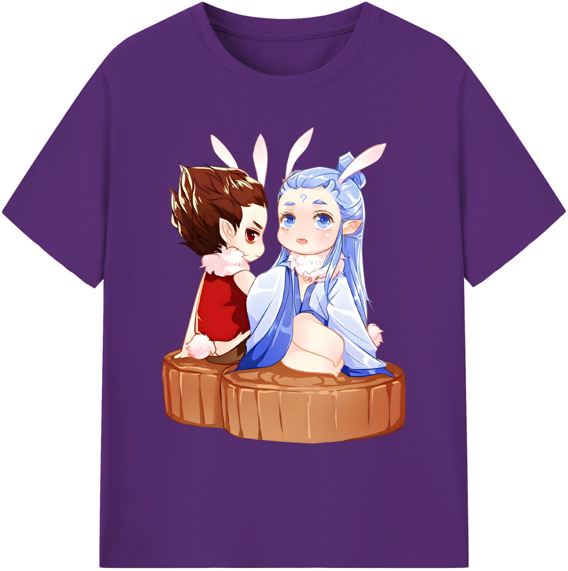 （画像用） Ne Zha 2 ナタ 魔童の大暴れ 綿100％ メンズ半袖Tシャツ｜肌触りやわらか＆通気性