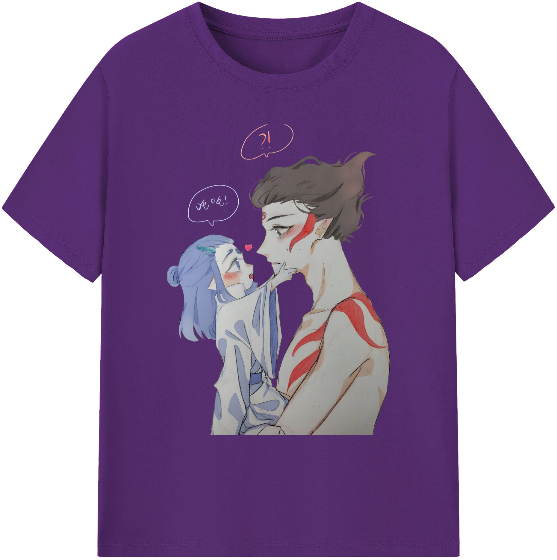 （画像用） Ne Zha 2 ナタ 魔童の大暴れ 綿100％ メンズ半袖Tシャツ｜肌触りやわらか＆通気性