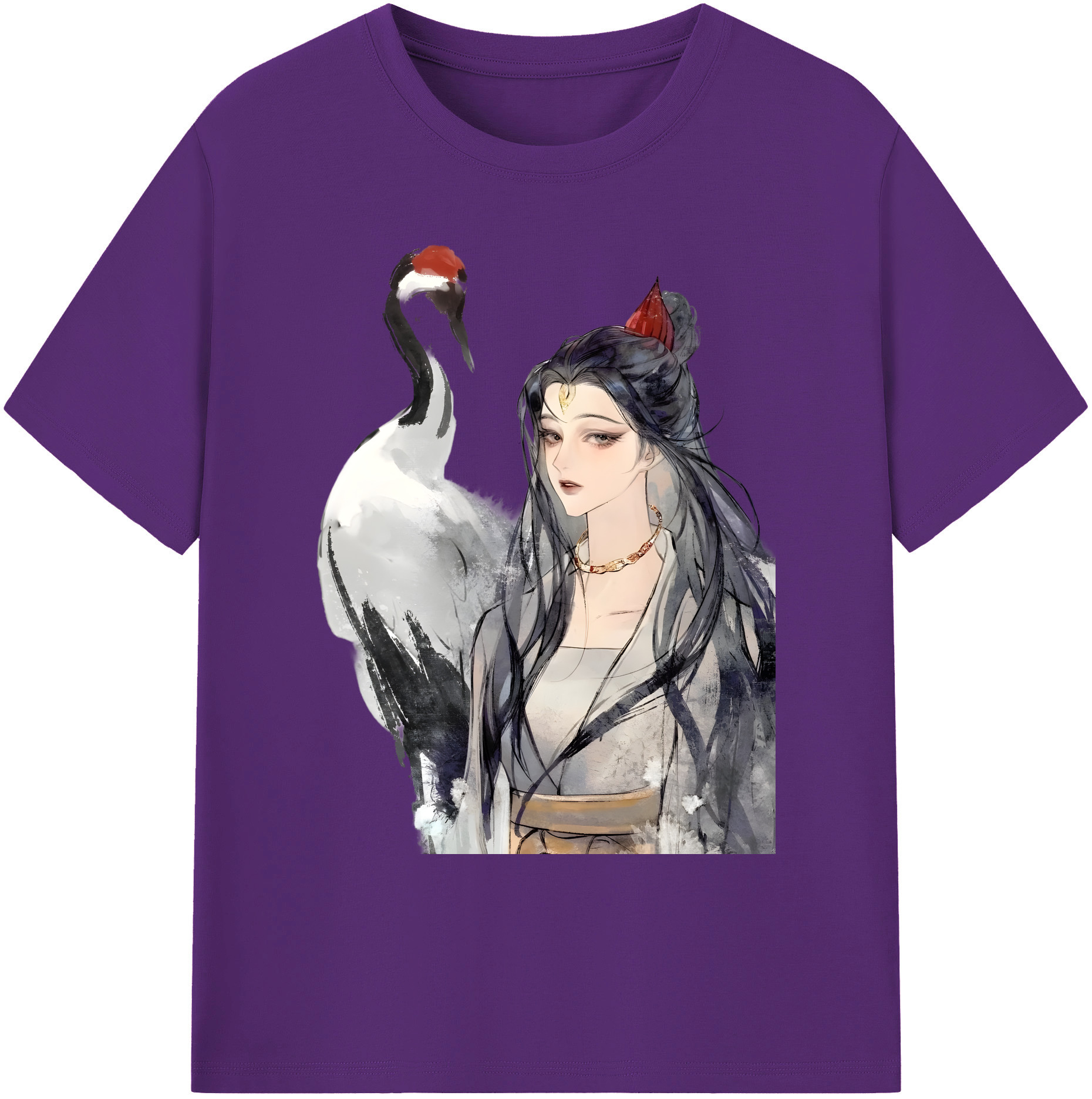 （画像用） Ne Zha 2 ナタ 魔童の大暴れ 綿100％ メンズ半袖Tシャツ｜肌触りやわらか＆通気性