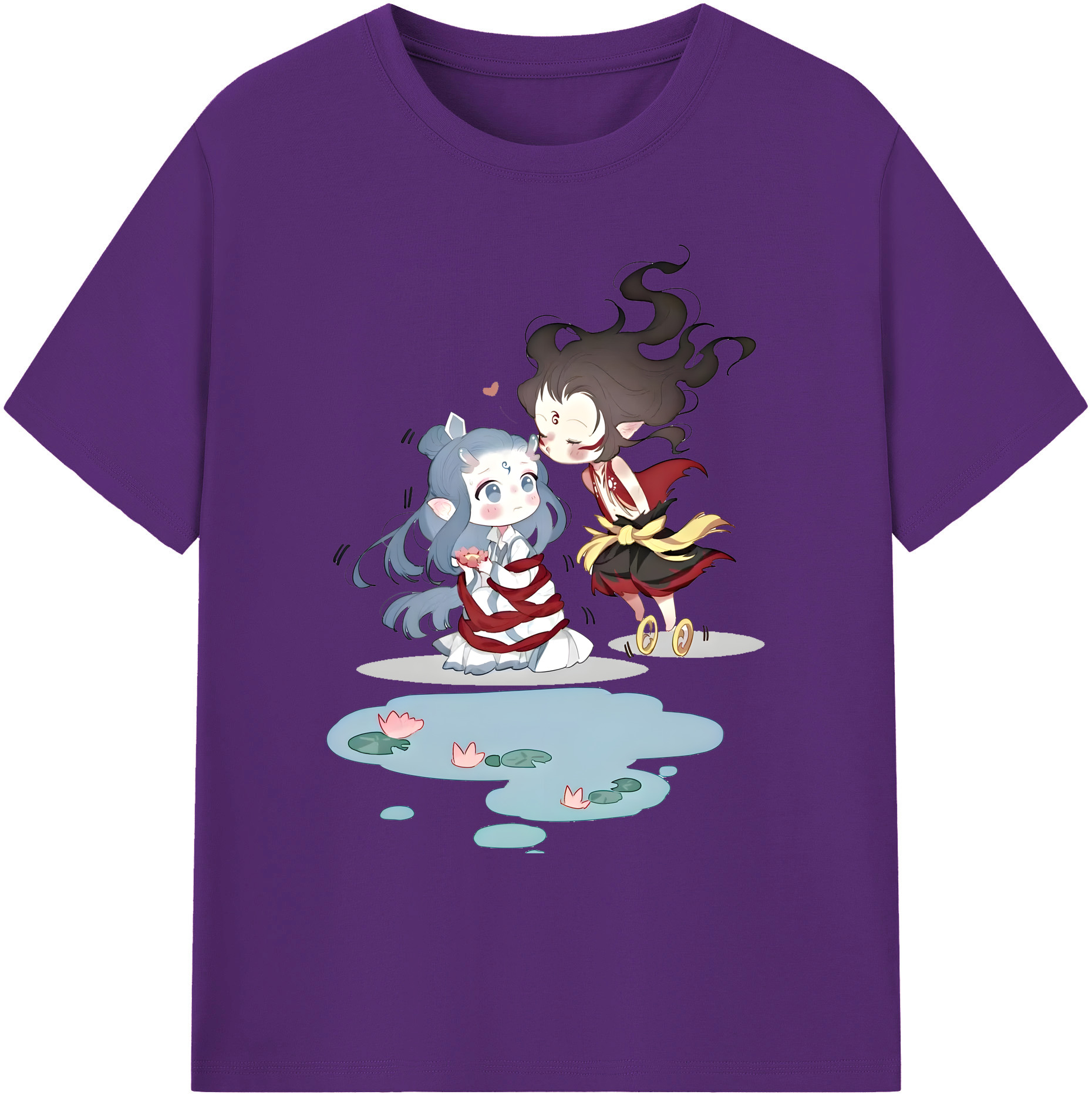（画像用） Ne Zha 2 ナタ 魔童の大暴れ 綿100％ メンズ半袖Tシャツ｜肌触りやわらか＆通気性