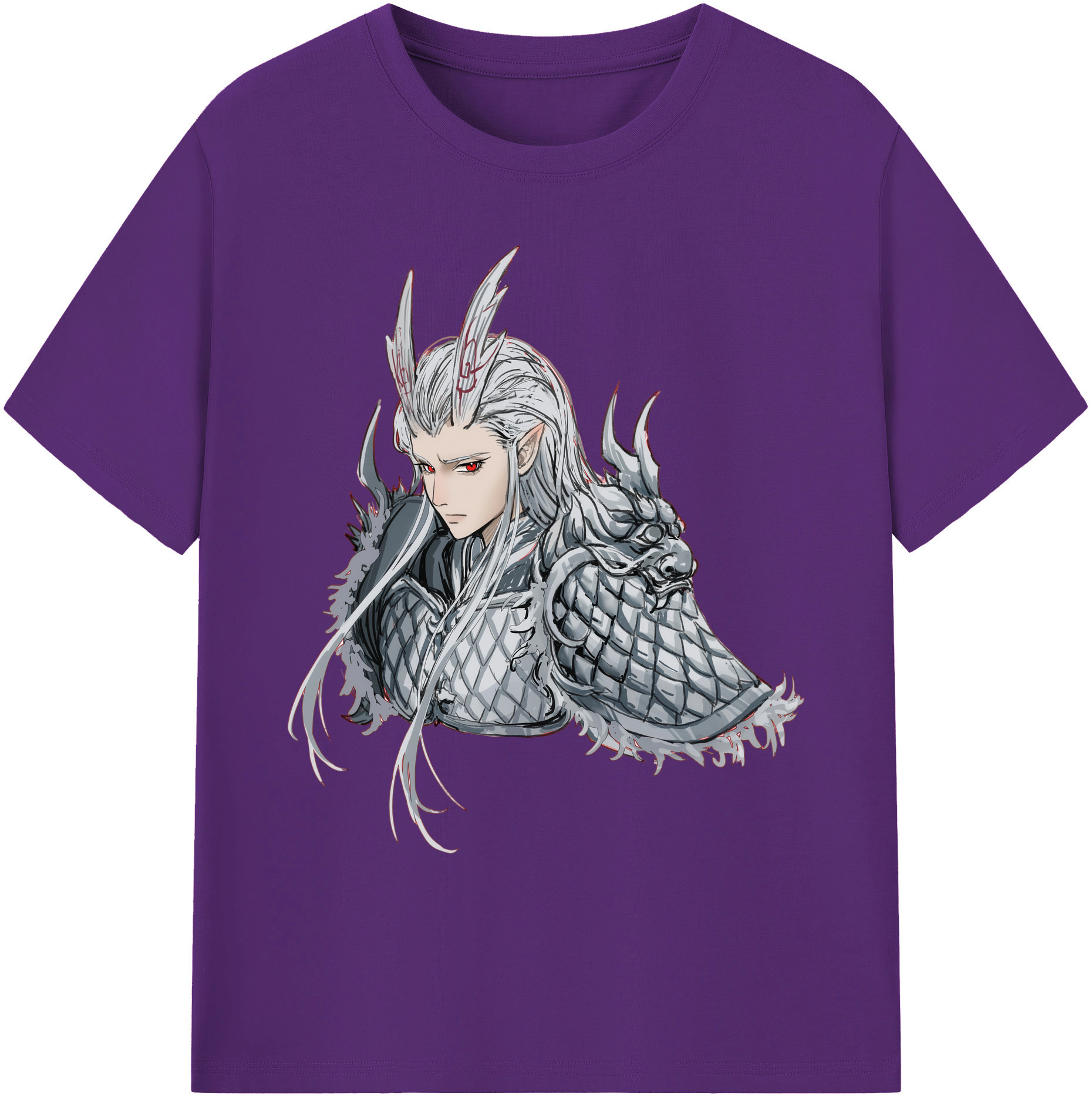 （画像用） Ne Zha 2 ナタ 魔童の大暴れ 綿100％ メンズ半袖Tシャツ｜肌触りやわらか＆通気性