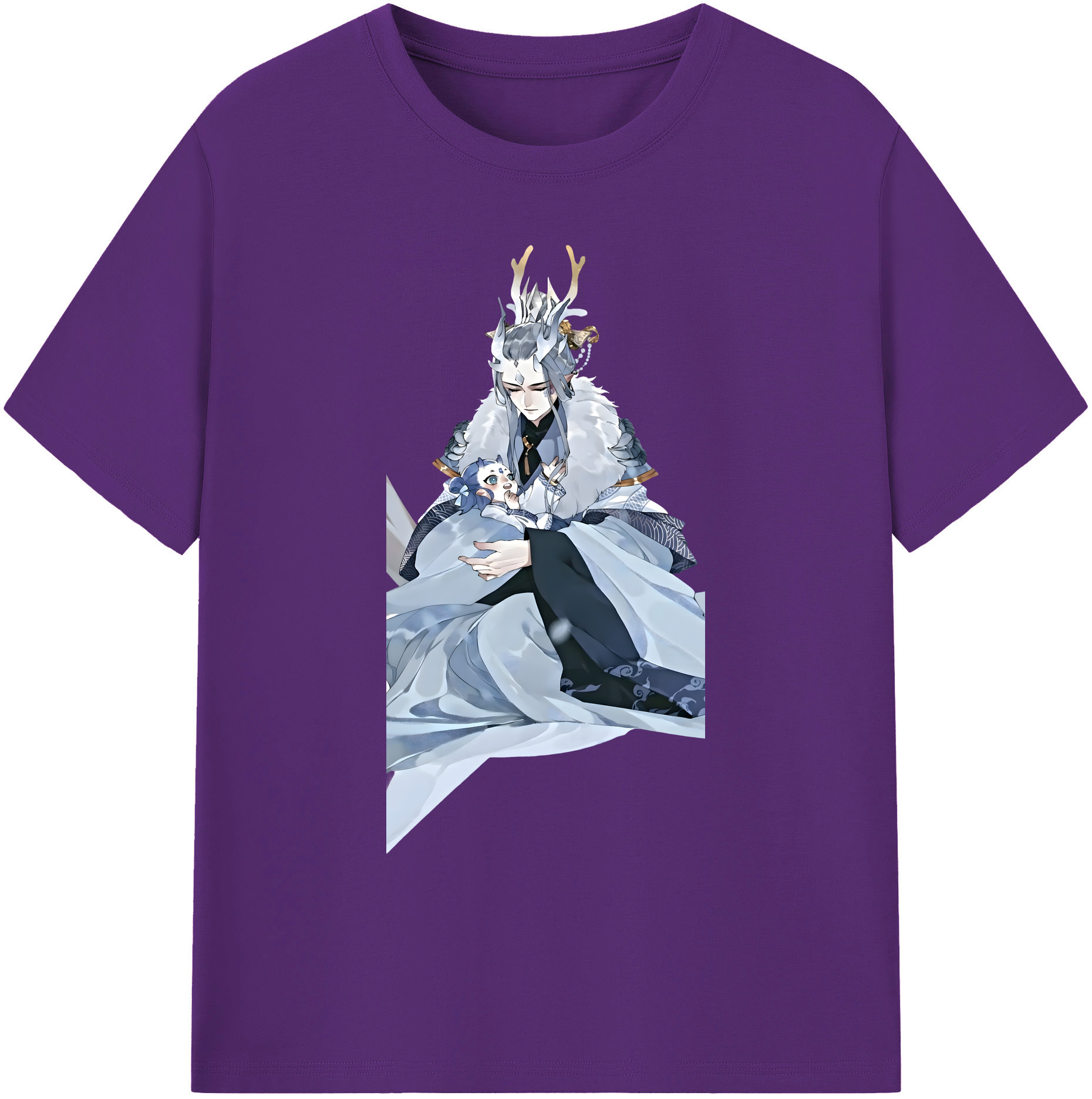 （画像用） Ne Zha 2 ナタ 魔童の大暴れ 綿100％ メンズ半袖Tシャツ｜肌触りやわらか＆通気性