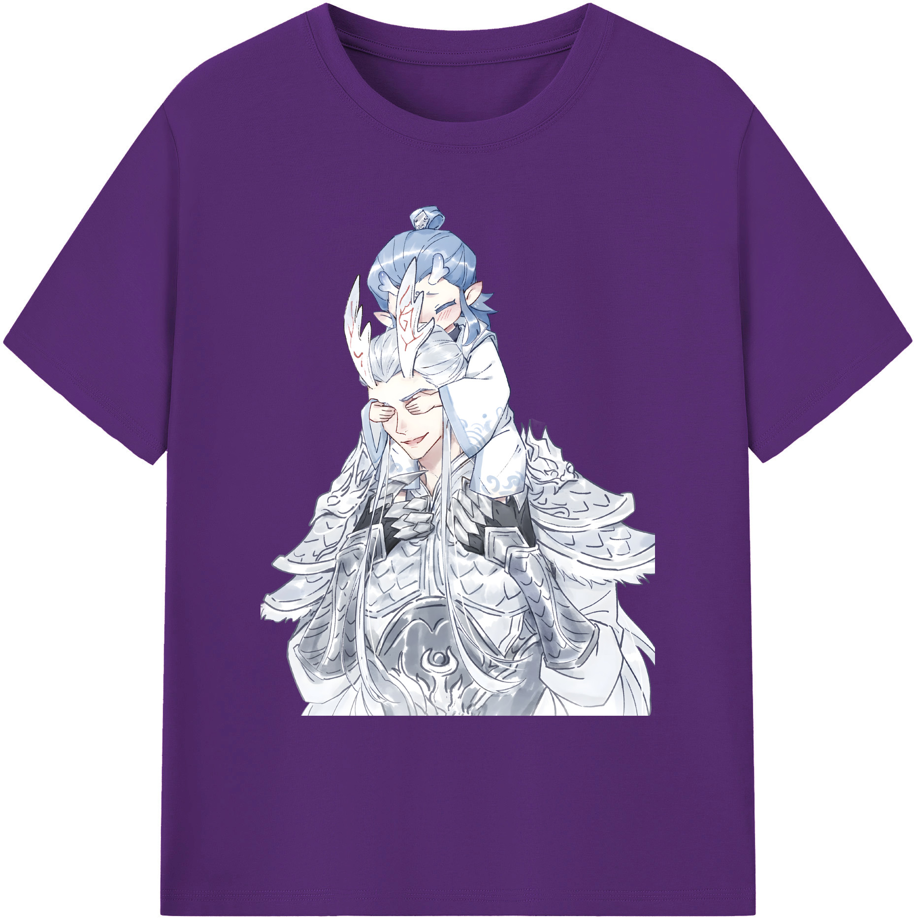 （画像用） Ne Zha 2 ナタ 魔童の大暴れ 綿100％ メンズ半袖Tシャツ｜肌触りやわらか＆通気性