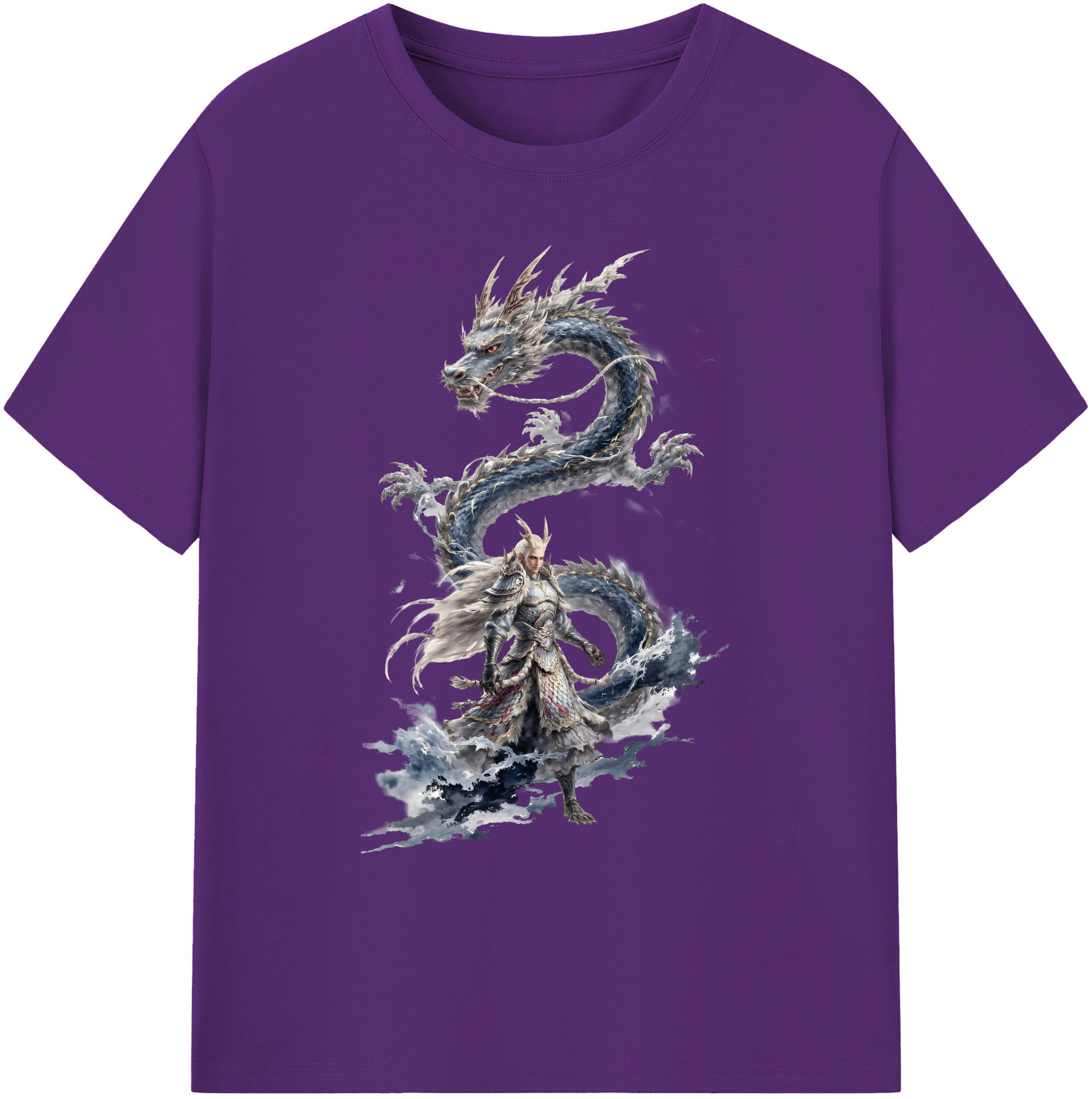 （画像用） Ne Zha 2 ナタ 魔童の大暴れ 綿100％ メンズ半袖Tシャツ｜肌触りやわらか＆通気性