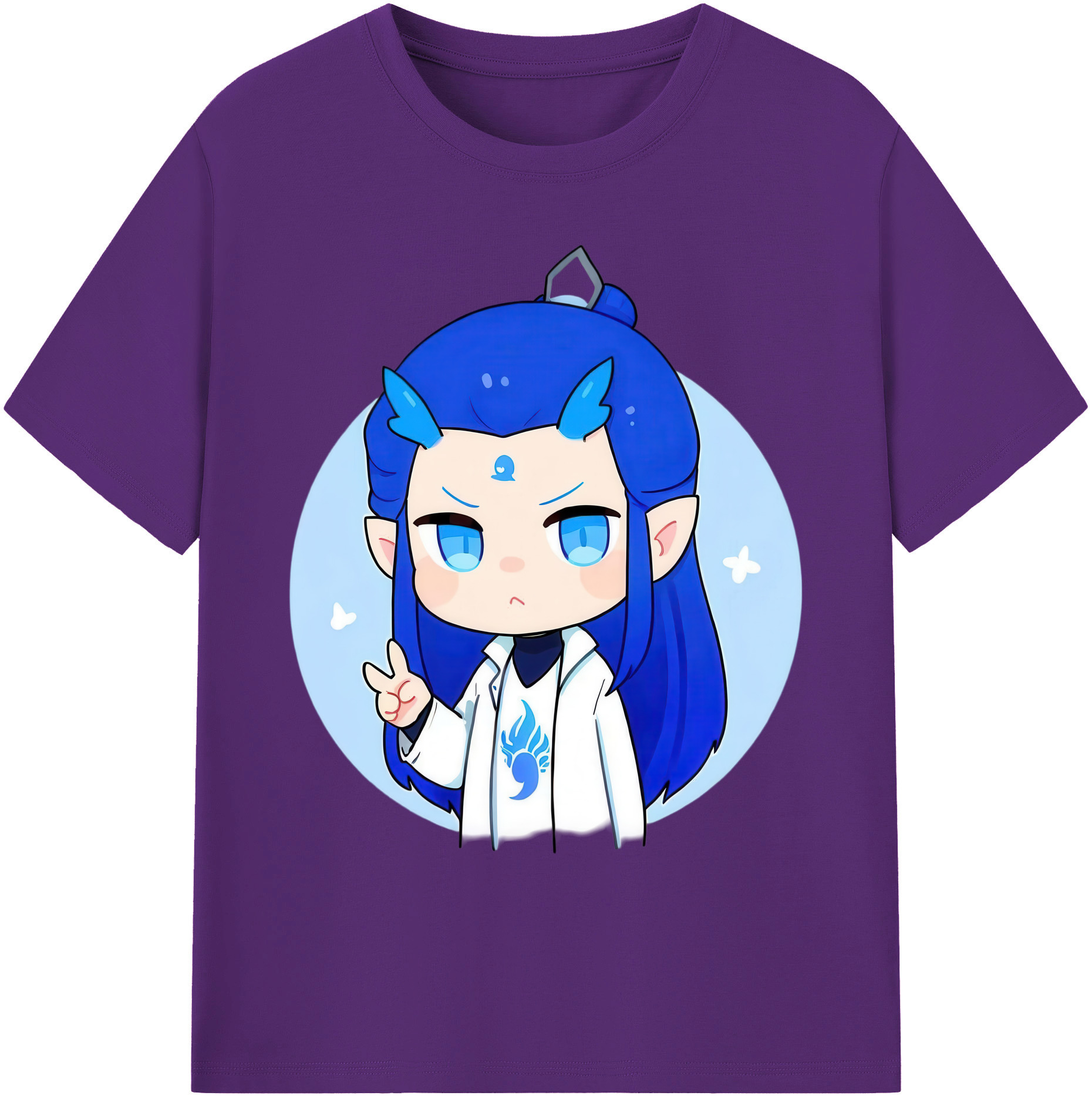 （画像用） Ne Zha 2 ナタ 魔童の大暴れ 綿100％ メンズ半袖Tシャツ｜肌触りやわらか＆通気性