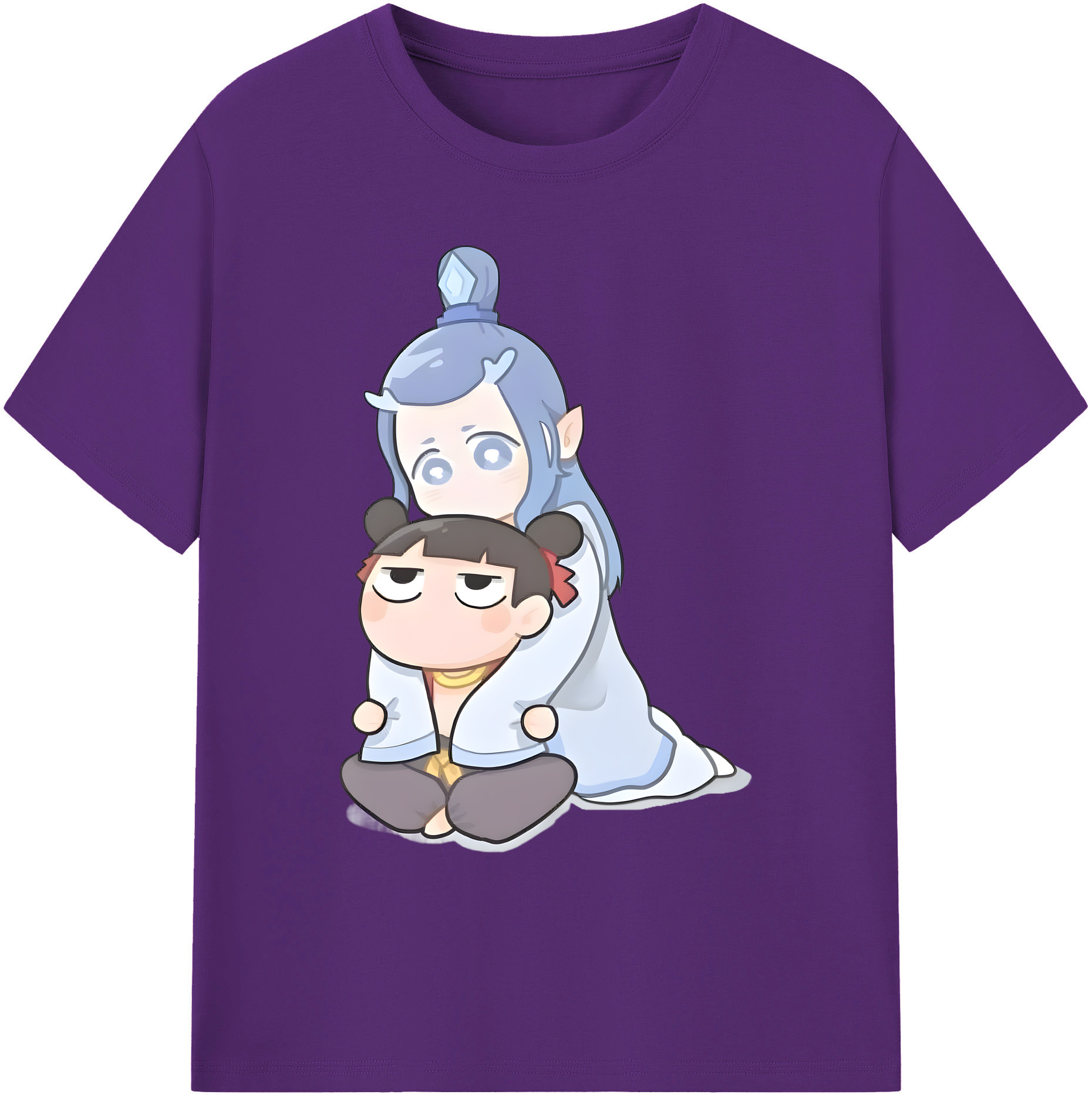 （画像用） Ne Zha 2 ナタ 魔童の大暴れ 綿100％ メンズ半袖Tシャツ｜肌触りやわらか＆通気性