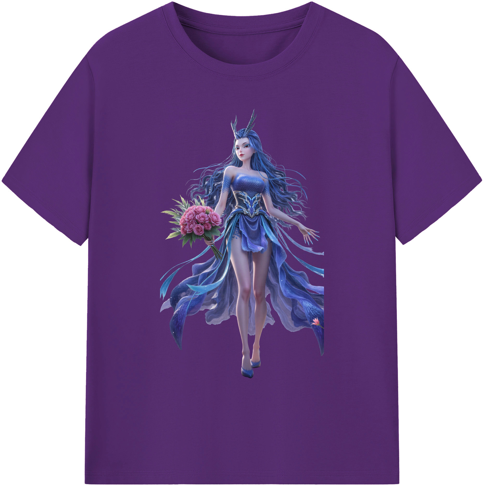 （画像用） Ne Zha 2 ナタ 魔童の大暴れ 綿100％ メンズ半袖Tシャツ｜肌触りやわらか＆通気性