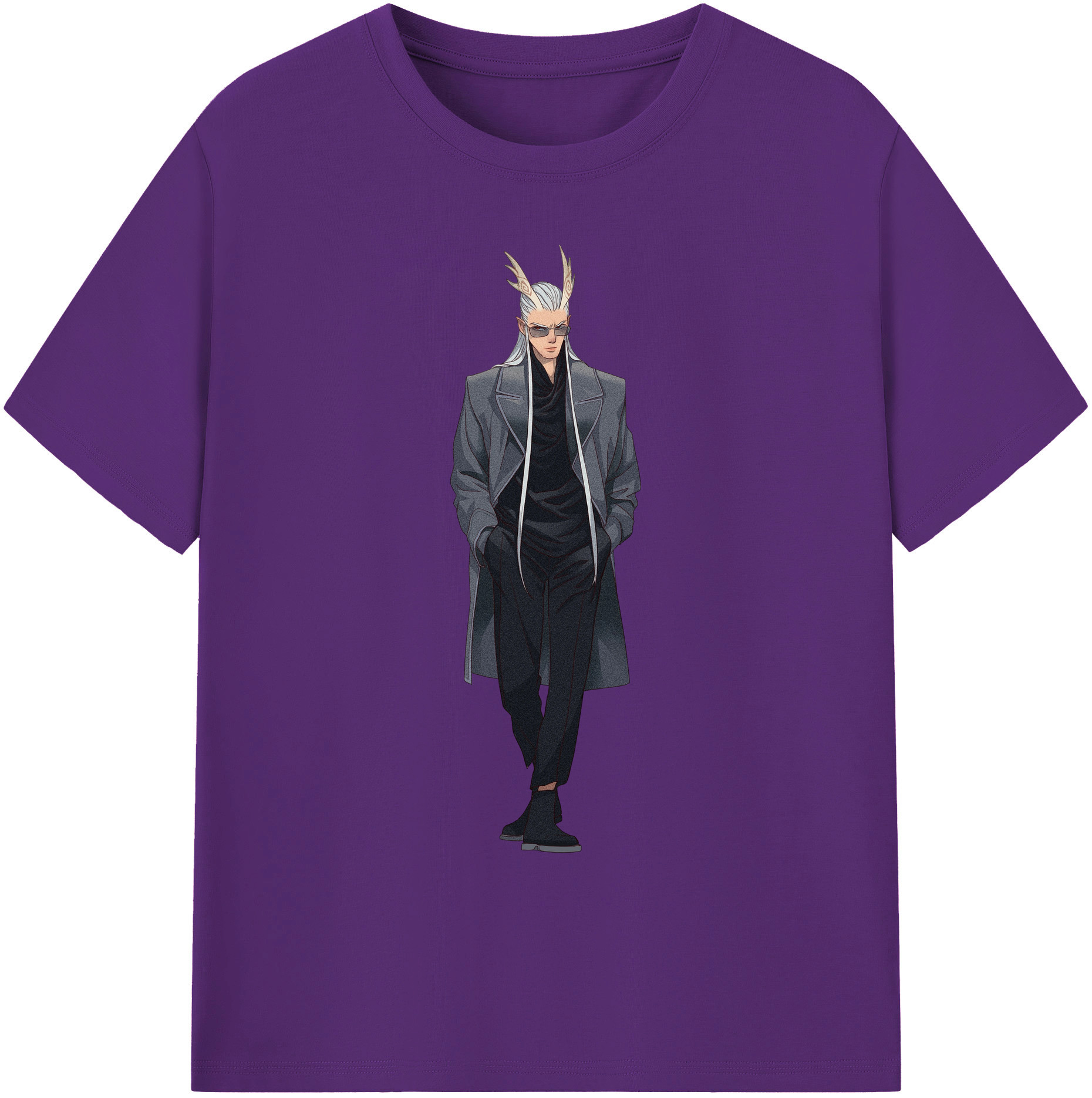（画像用） Ne Zha 2 ナタ 魔童の大暴れ 綿100％ メンズ半袖Tシャツ｜肌触りやわらか＆通気性