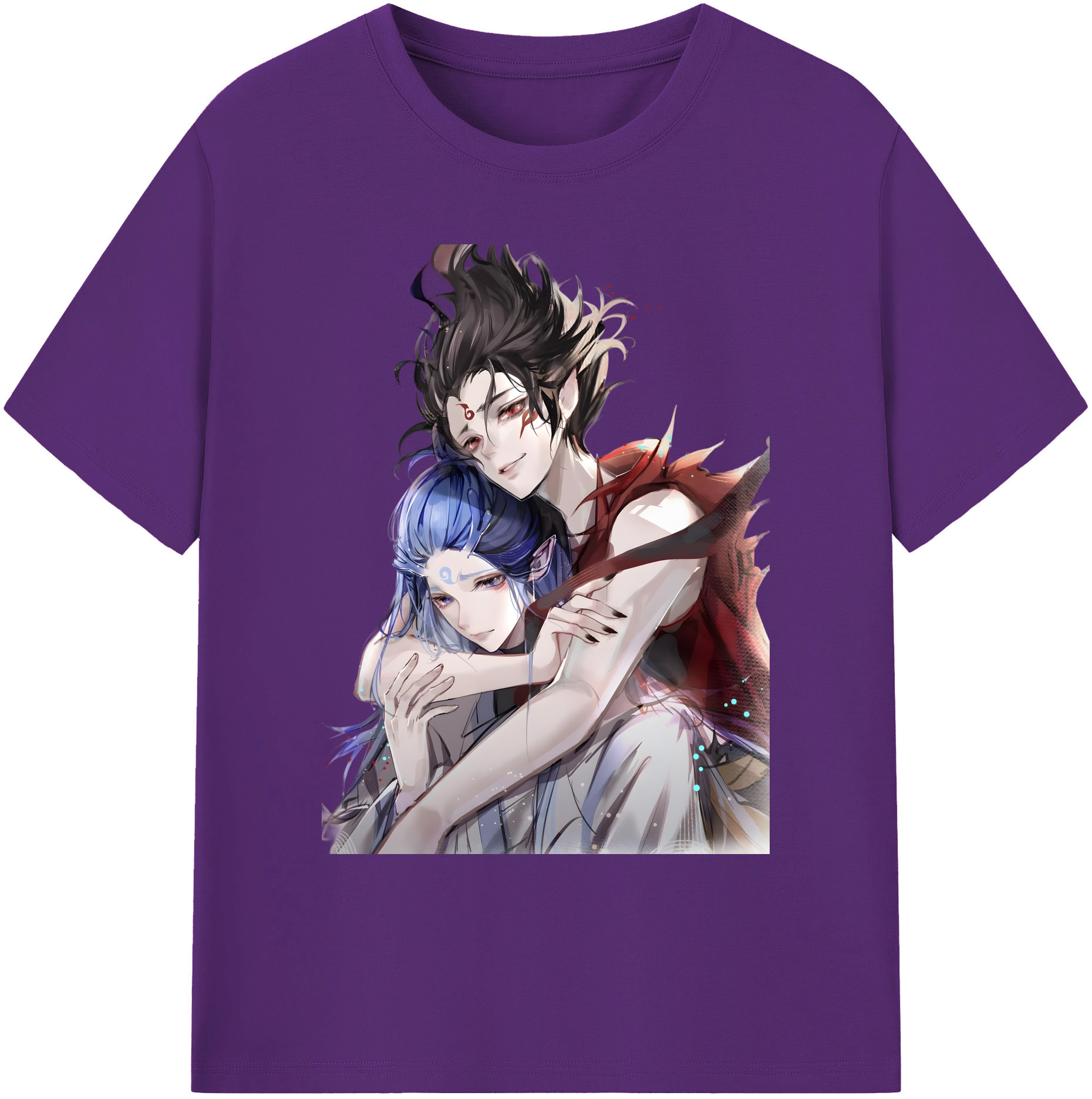 （画像用） Ne Zha 2 ナタ 魔童の大暴れ 綿100％ メンズ半袖Tシャツ｜肌触りやわらか＆通気性