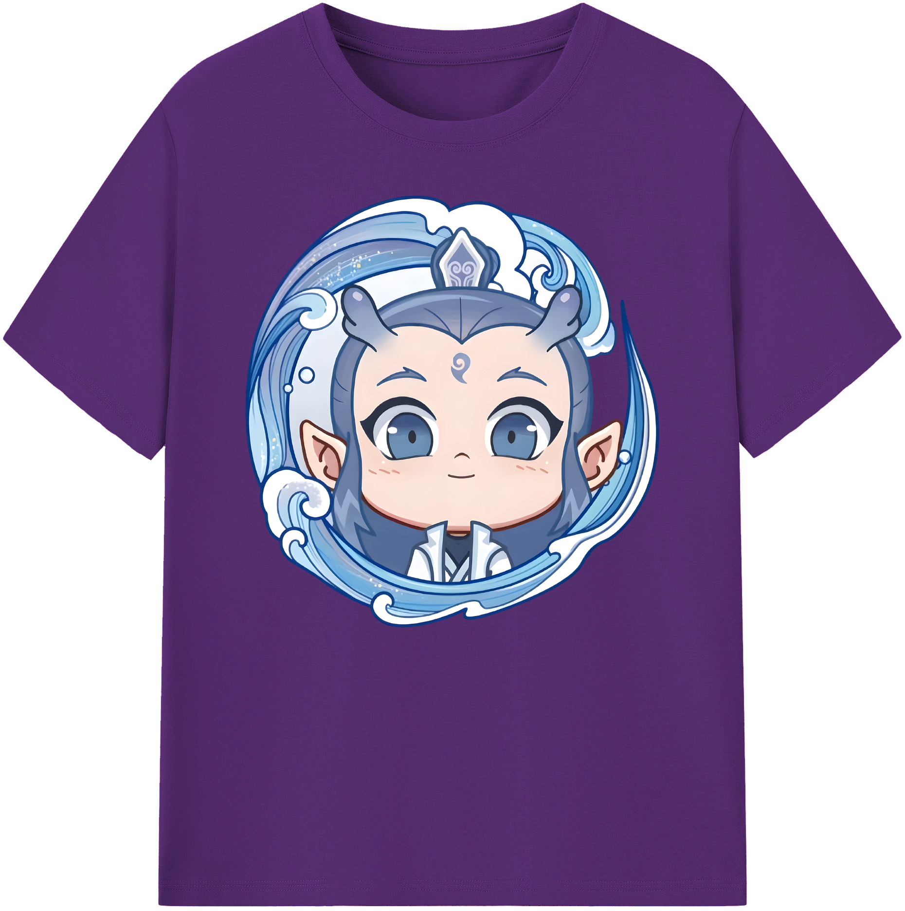 （画像用） Ne Zha 2 ナタ 魔童の大暴れ 綿100％ メンズ半袖Tシャツ｜肌触りやわらか＆通気性