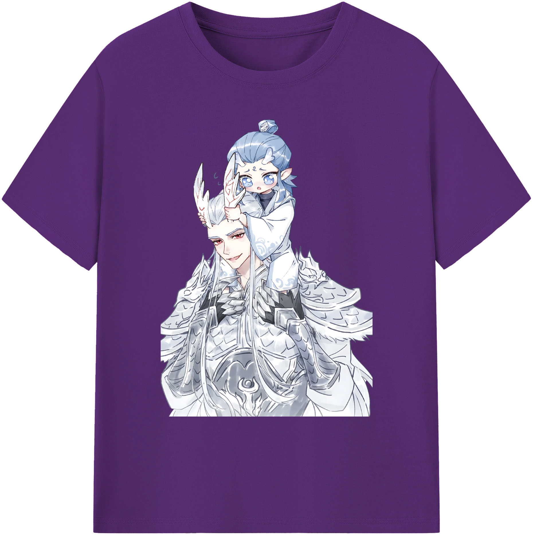 （画像用） Ne Zha 2 ナタ 魔童の大暴れ 綿100％ メンズ半袖Tシャツ｜肌触りやわらか＆通気性