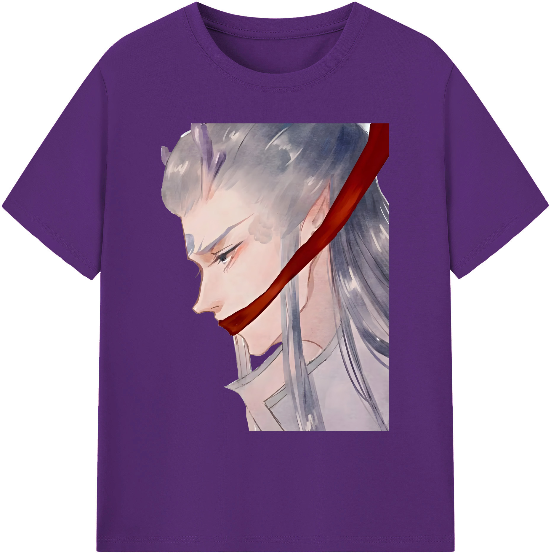 （画像用） Ne Zha 2 ナタ 魔童の大暴れ 綿100％ メンズ半袖Tシャツ｜肌触りやわらか＆通気性