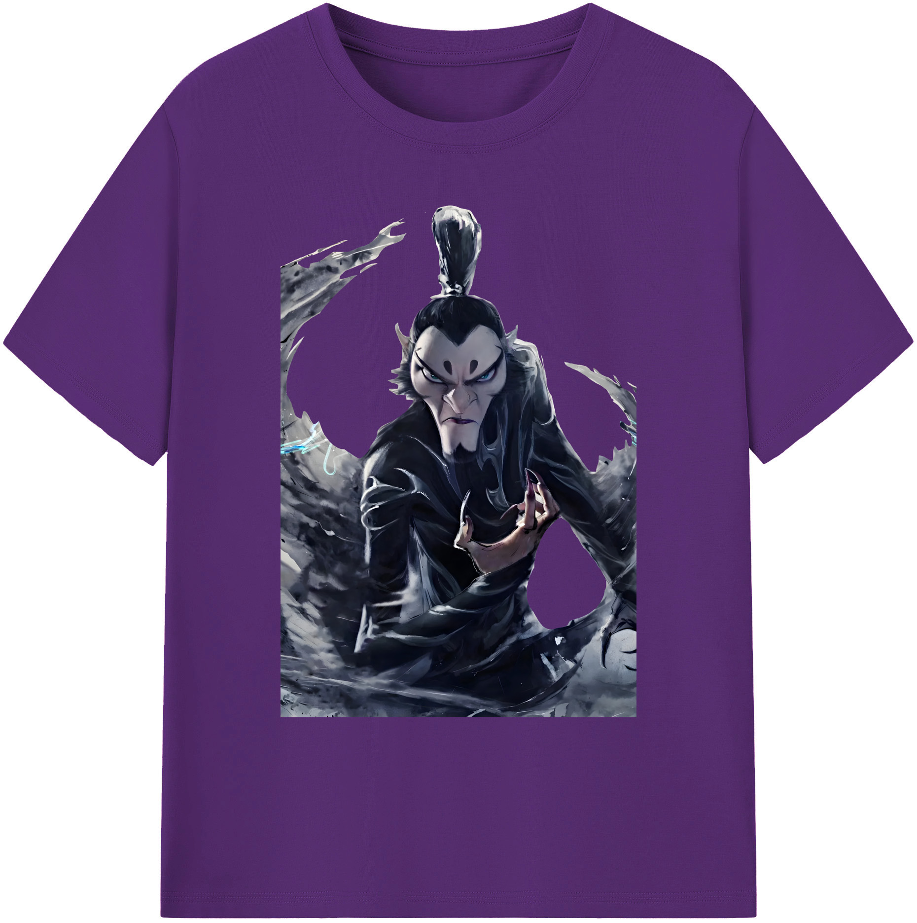 （画像用） Ne Zha 2 ナタ 魔童の大暴れ 綿100％ メンズ半袖Tシャツ｜肌触りやわらか＆通気性