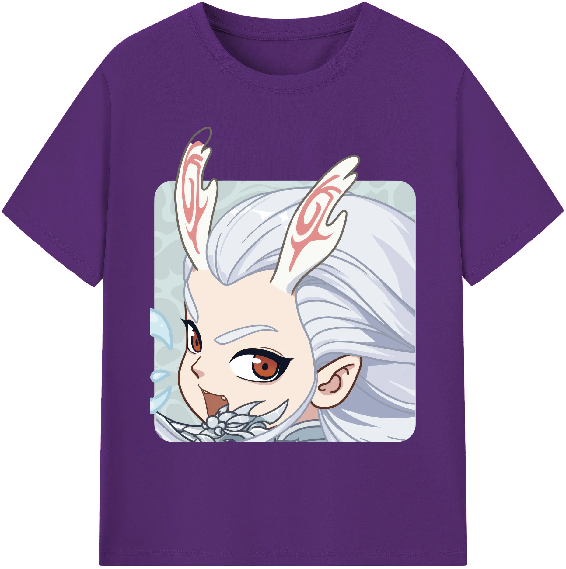 （画像用） Ne Zha 2 ナタ 魔童の大暴れ 綿100％ メンズ半袖Tシャツ｜肌触りやわらか＆通気性