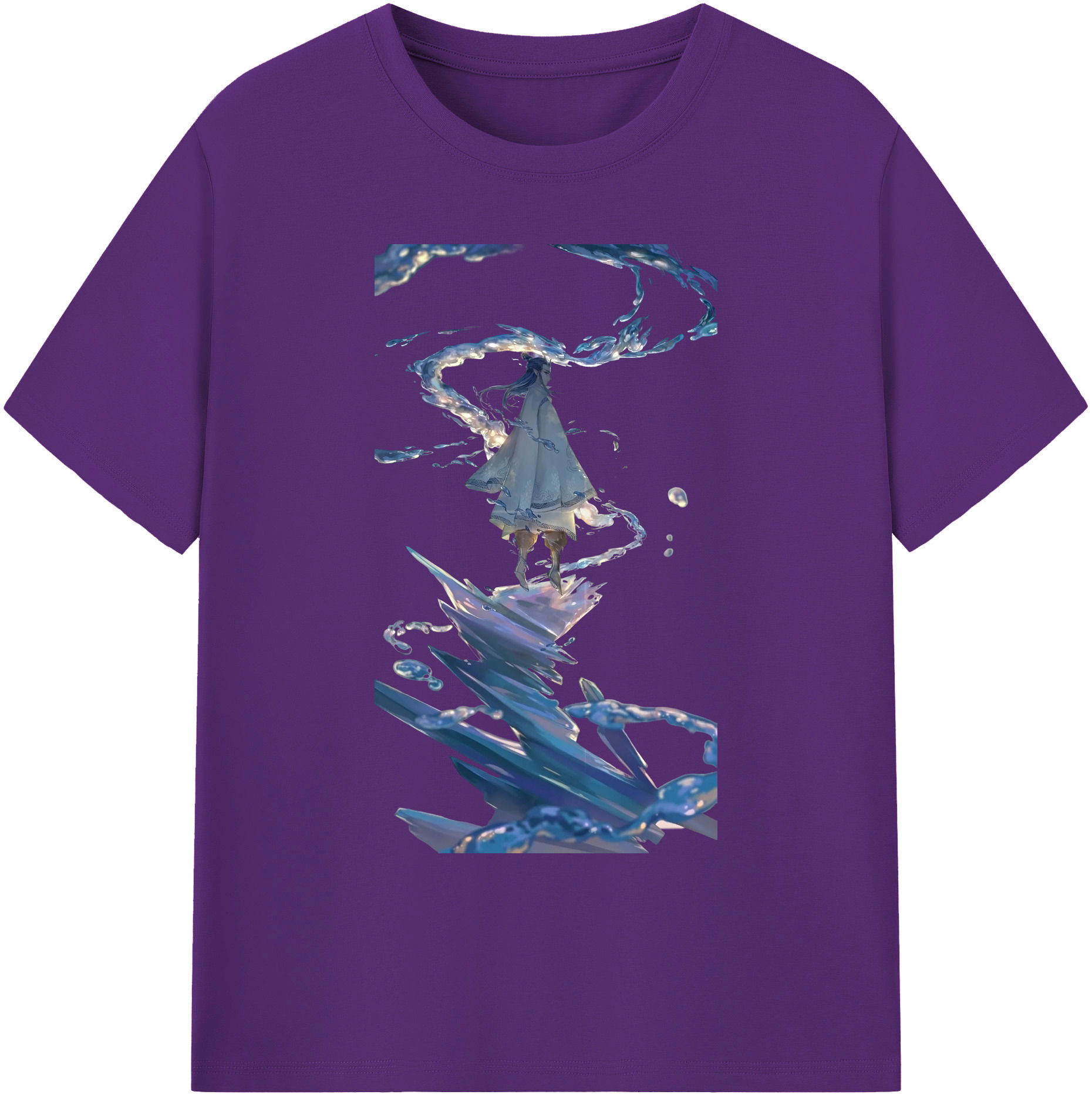 （画像用） Ne Zha 2 ナタ 魔童の大暴れ 綿100％ メンズ半袖Tシャツ｜肌触りやわらか＆通気性