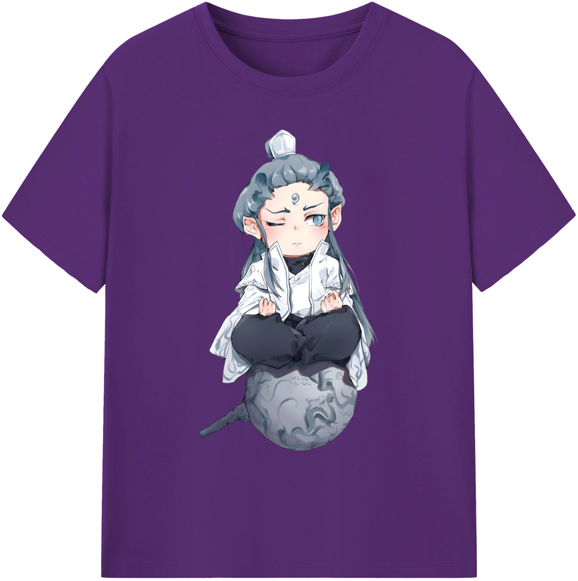 （画像用） Ne Zha 2 ナタ 魔童の大暴れ 綿100％ メンズ半袖Tシャツ｜肌触りやわらか＆通気性