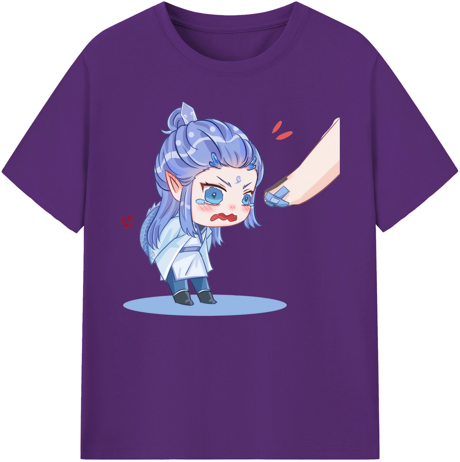 （画像用） Ne Zha 2 ナタ 魔童の大暴れ 綿100％ メンズ半袖Tシャツ｜肌触りやわらか＆通気性