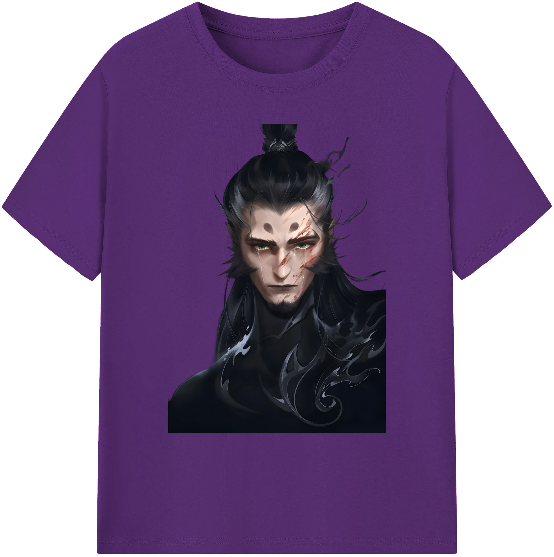 （画像用） Ne Zha 2 ナタ 魔童の大暴れ 綿100％ メンズ半袖Tシャツ｜肌触りやわらか＆通気性