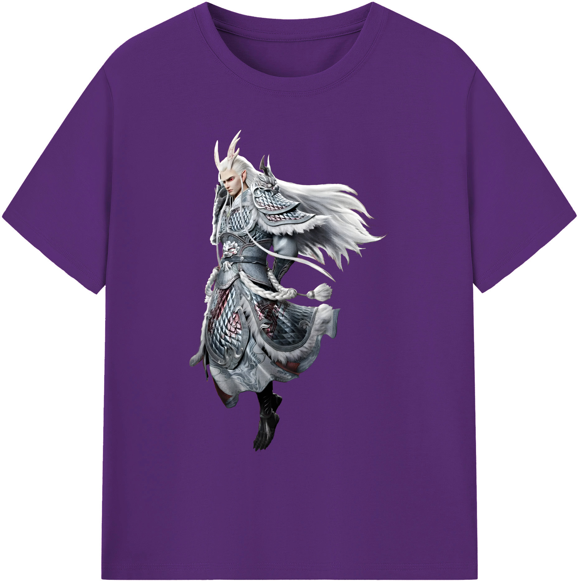 （画像用） Ne Zha 2 ナタ 魔童の大暴れ 綿100％ メンズ半袖Tシャツ｜肌触りやわらか＆通気性