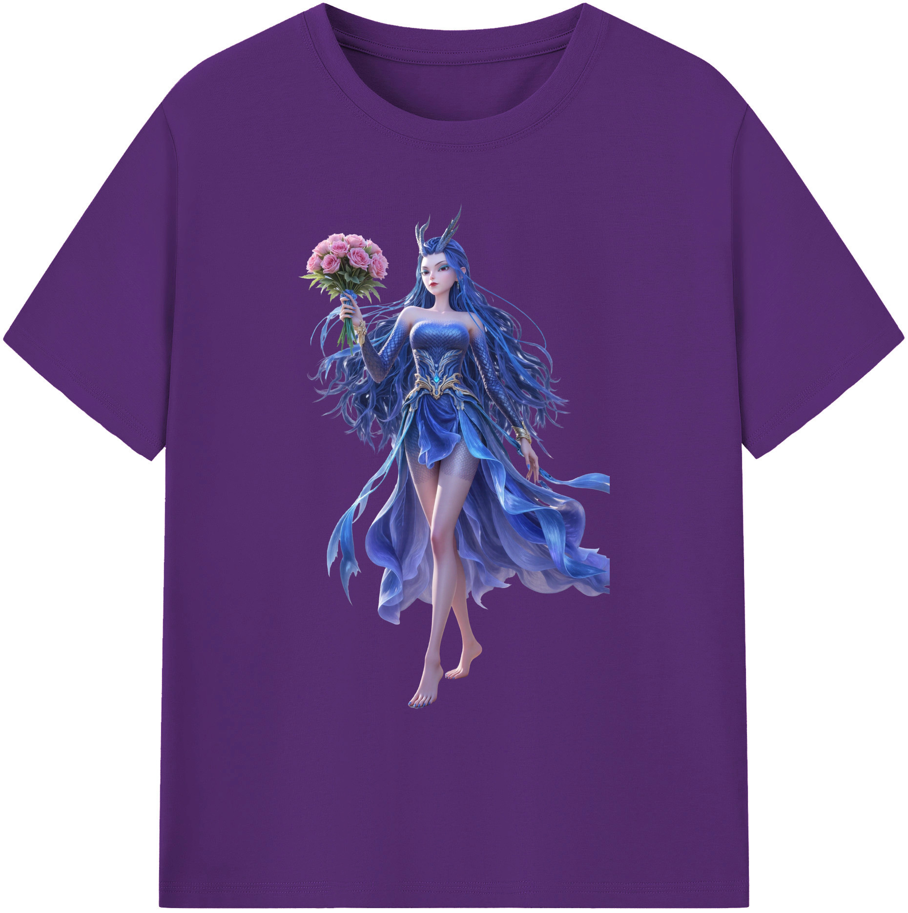 （画像用） Ne Zha 2 ナタ 魔童の大暴れ 綿100％ メンズ半袖Tシャツ｜肌触りやわらか＆通気性