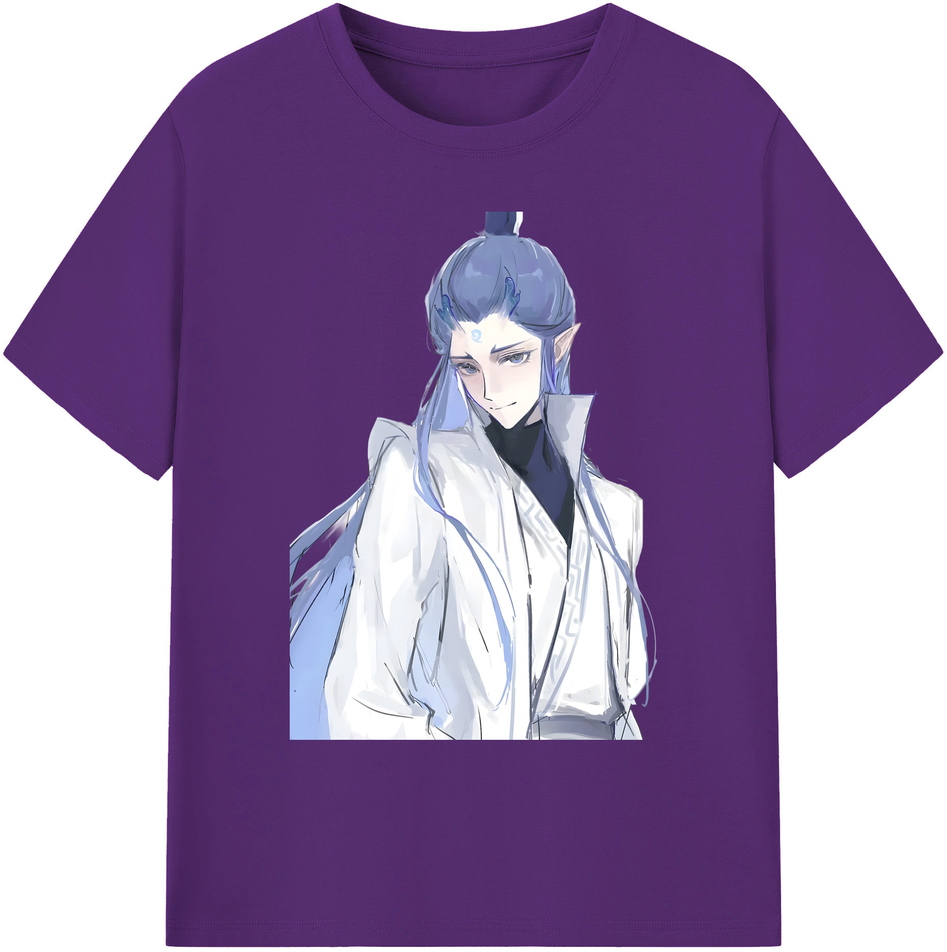 （画像用） Ne Zha 2 ナタ 魔童の大暴れ 綿100％ メンズ半袖Tシャツ｜肌触りやわらか＆通気性