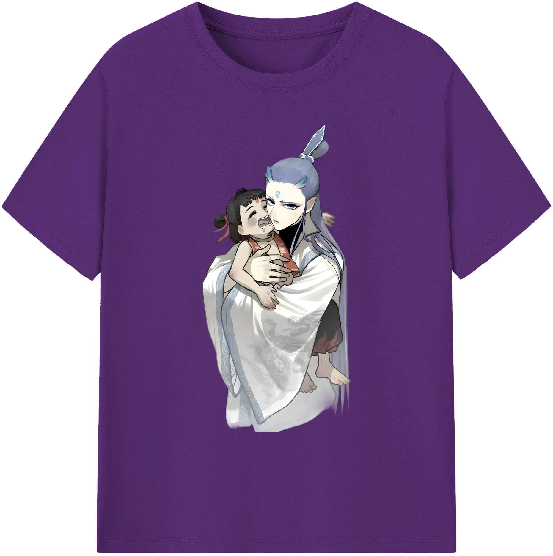 （画像用） Ne Zha 2 ナタ 魔童の大暴れ 綿100％ メンズ半袖Tシャツ｜肌触りやわらか＆通気性